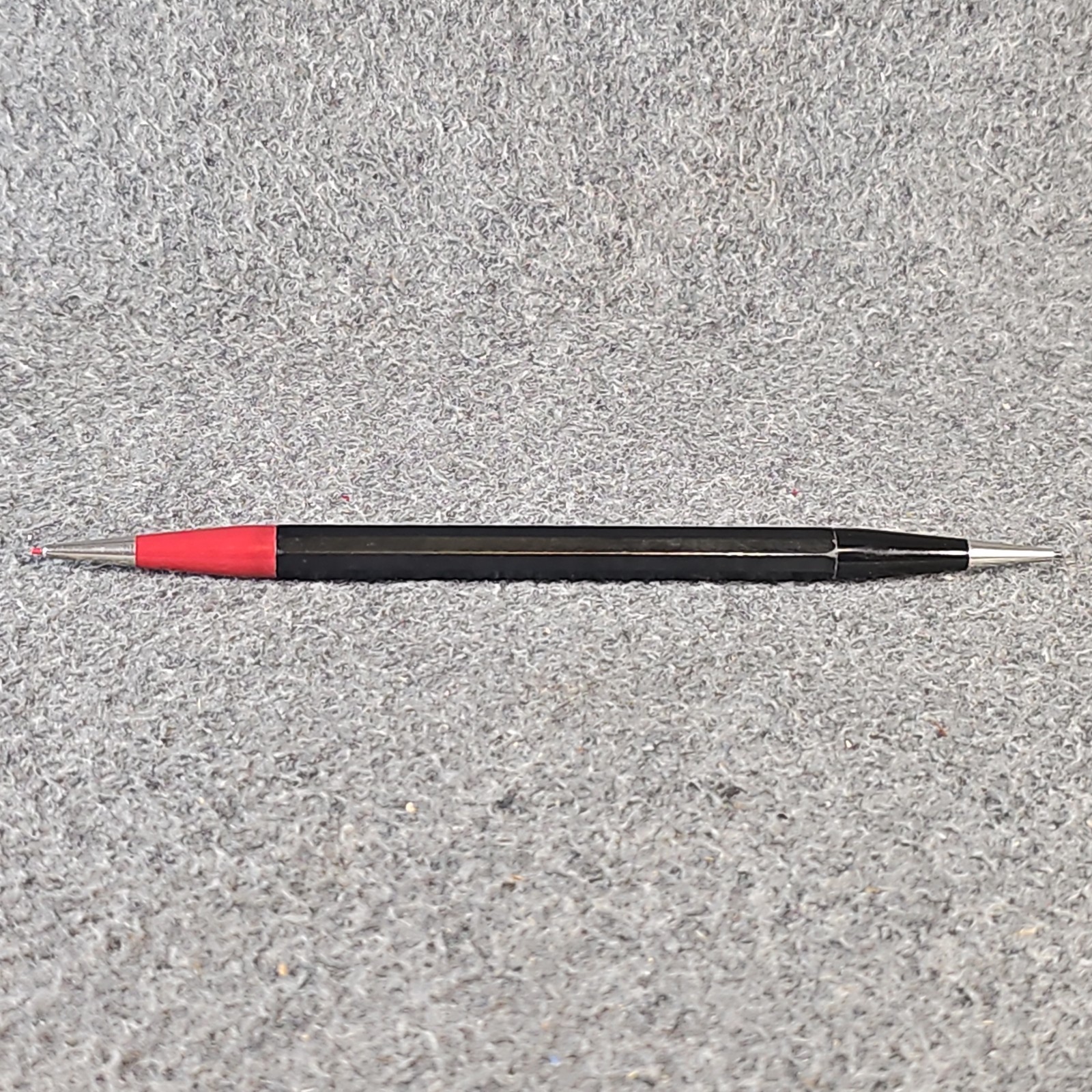 Vintage Autopoint Twinpoint Mechanical Pencil Alco Machinery Epworth Red Black