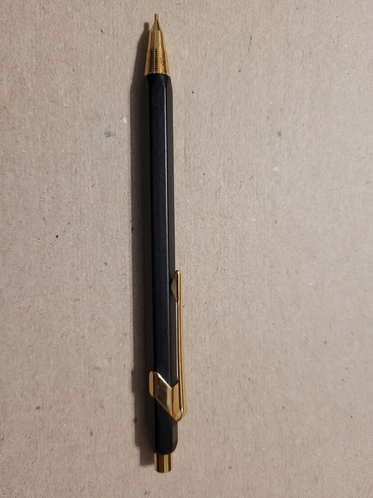 Caran d’Ache Fix Pencil 0.5mm Extremely Rare Discontinued Black & Gold EUC
