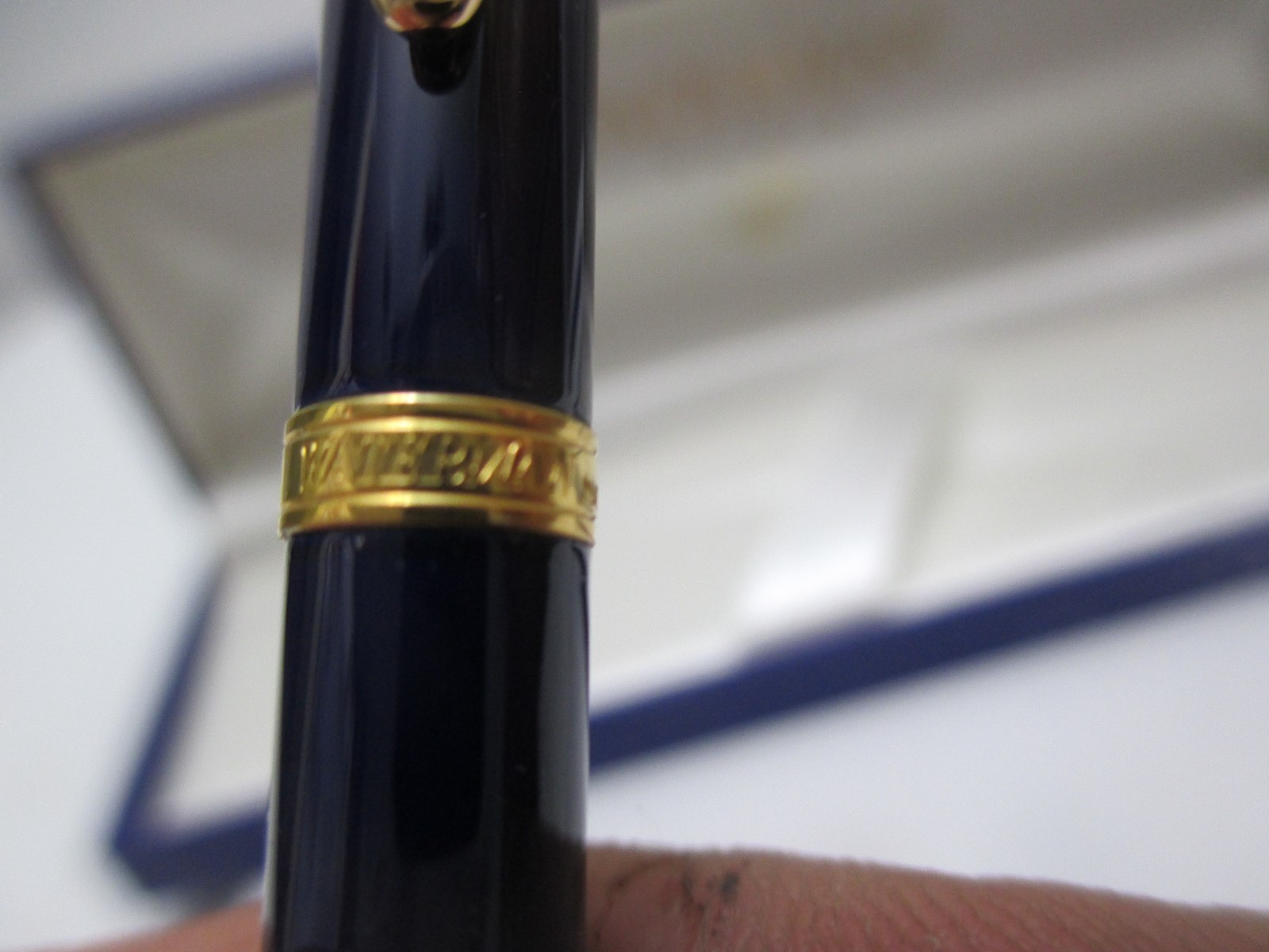 Waterman Gentleman Mechanical Pencil Blue Lacquer 0.7 mm Lead New in Case
