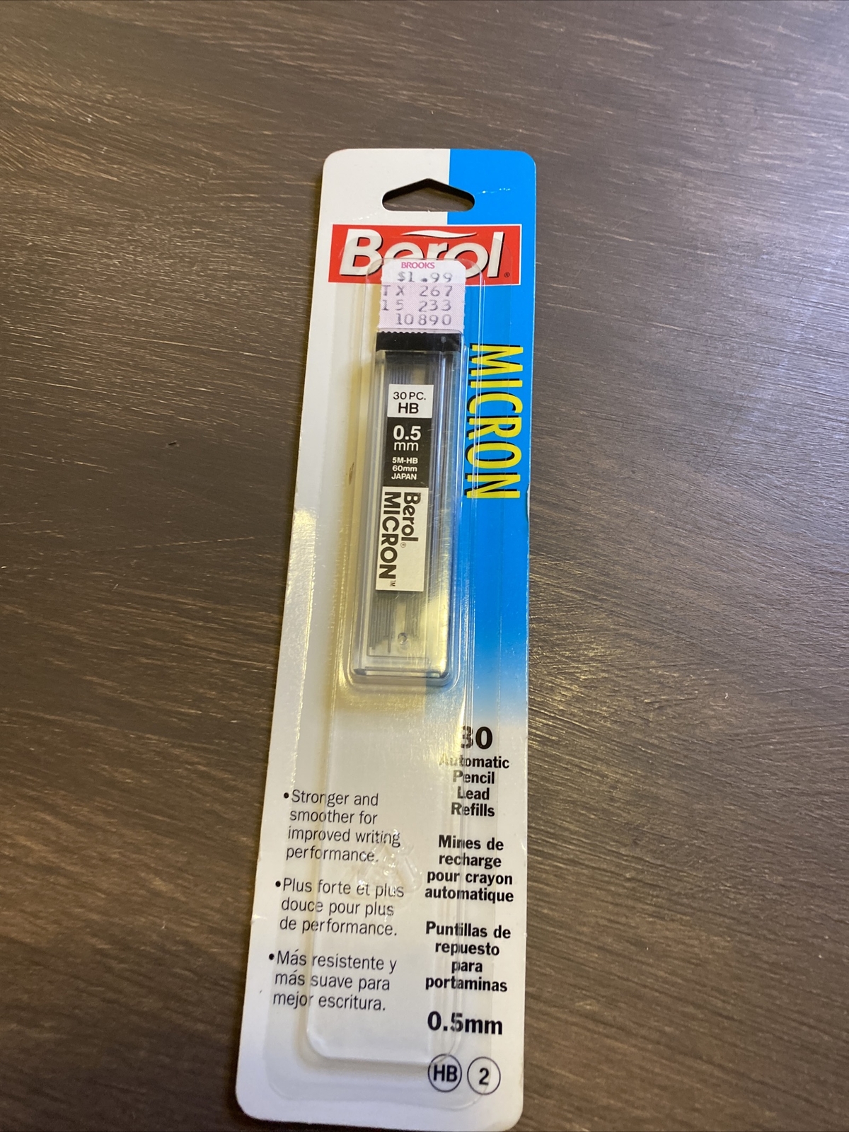 Vintage Berol Micron 30 Automatic, Pencil, Lead Refills, 0.5 mm New