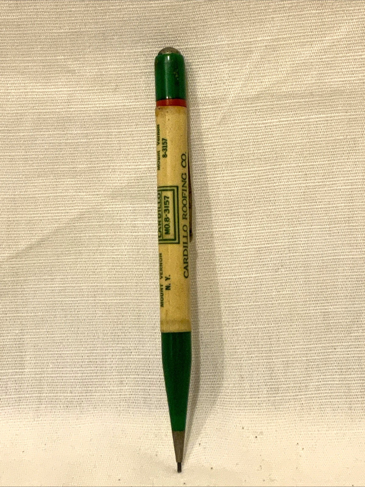 Cardillo Roofing & Siding Co. Mt. Vernon NY Vintage Mechanical Pencil