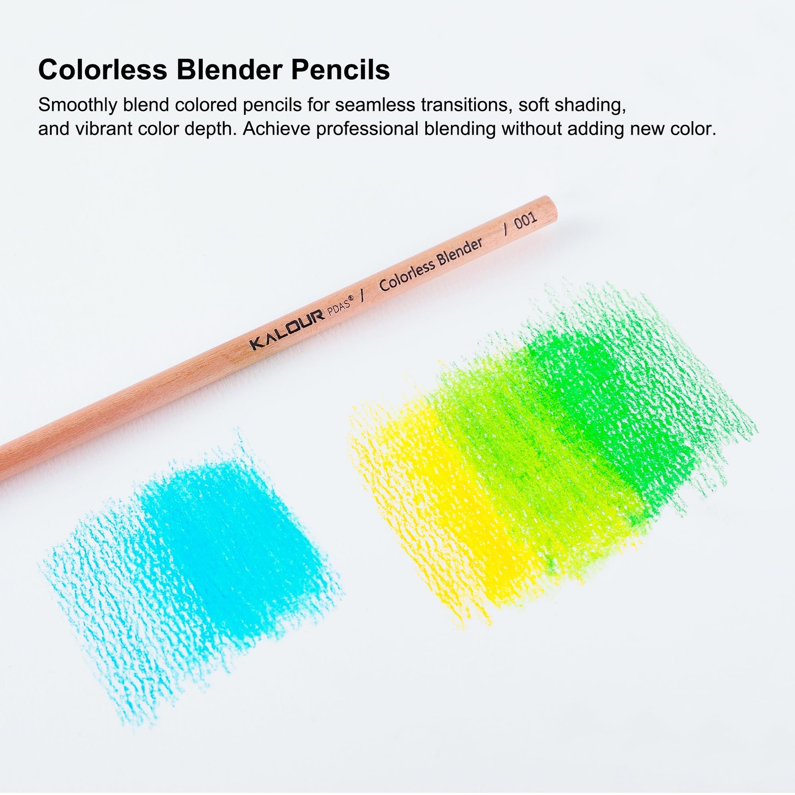 KALOUR Colored Pencil Accessory 10 Count (Pack of 1), Rainbow Multicolored