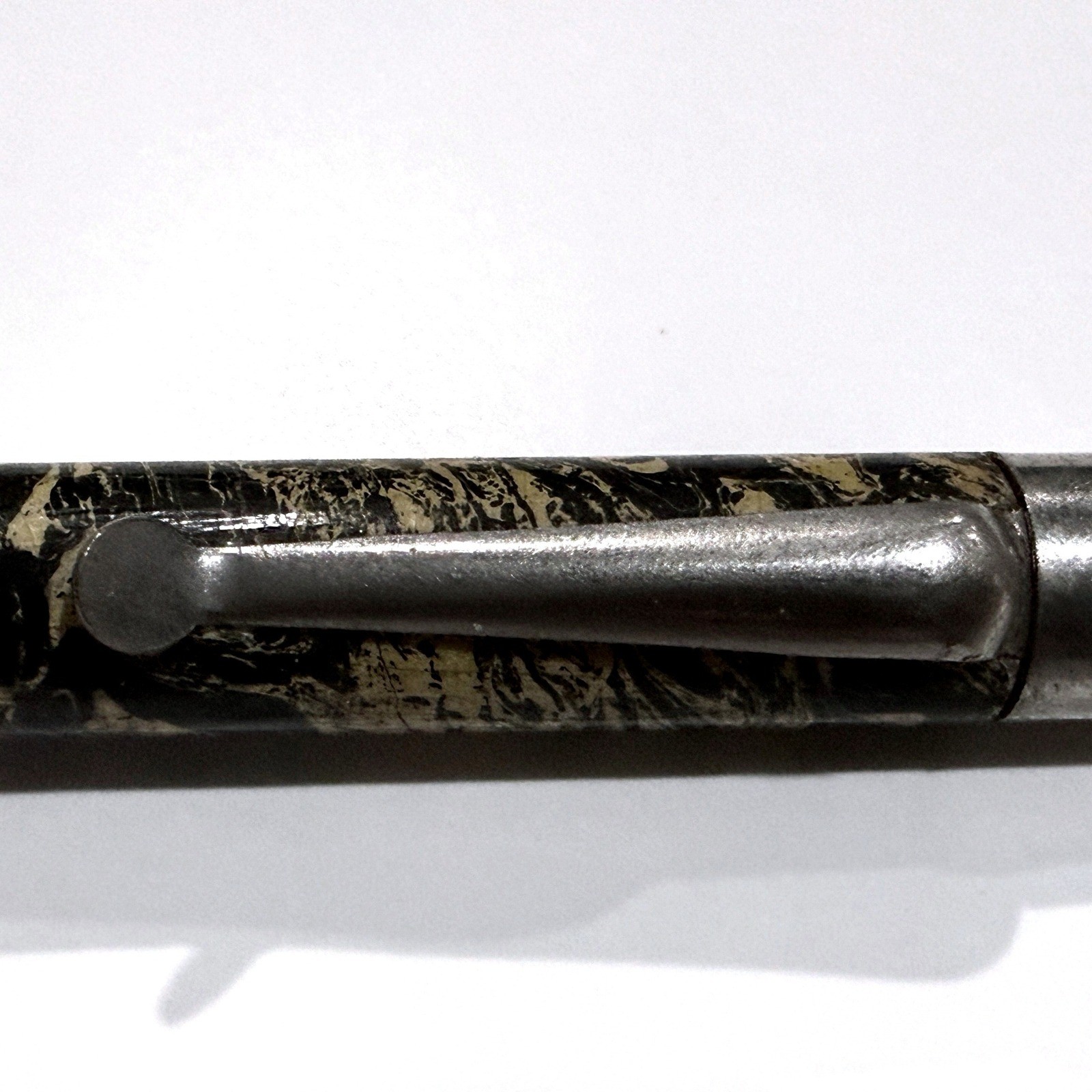 Vintage 1920s Eagle Pencil Mechanical Pencil Black Gold Marbled Celluloid USA