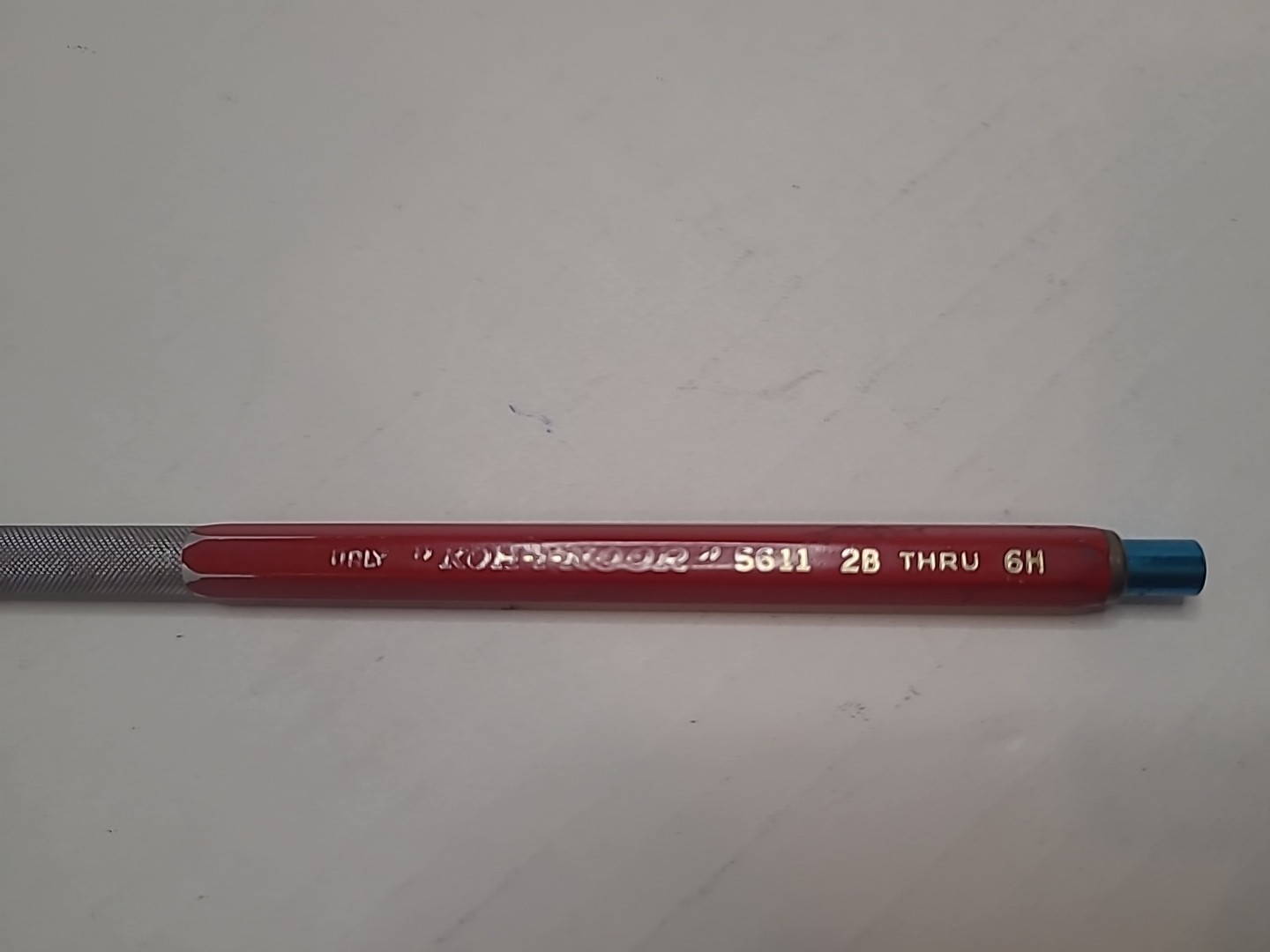 KOH-I-NOOR Technigraph 5611 2b 6h Mechanical Pencil Lead Holder Drafting Red