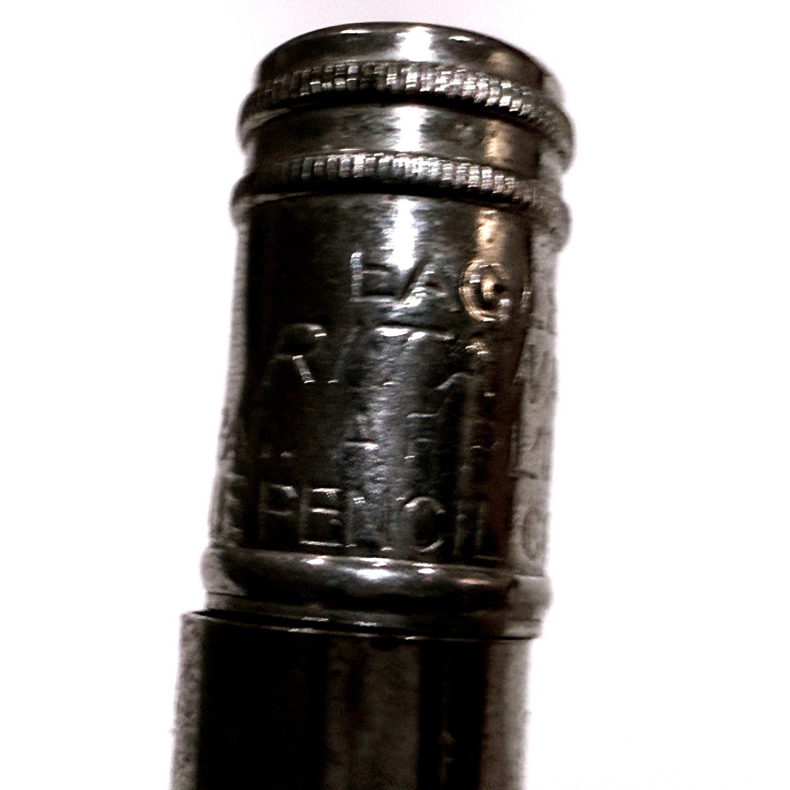 Vintage 1920s Eagle Pencil Mechanical Pencil Black Gold Marbled Celluloid USA