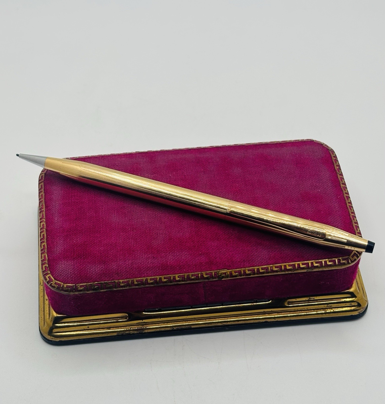 Vintage CROSS CLASSIC Mechanical Pencil 1/20 14KT Yellow Gold Filled 5.25”