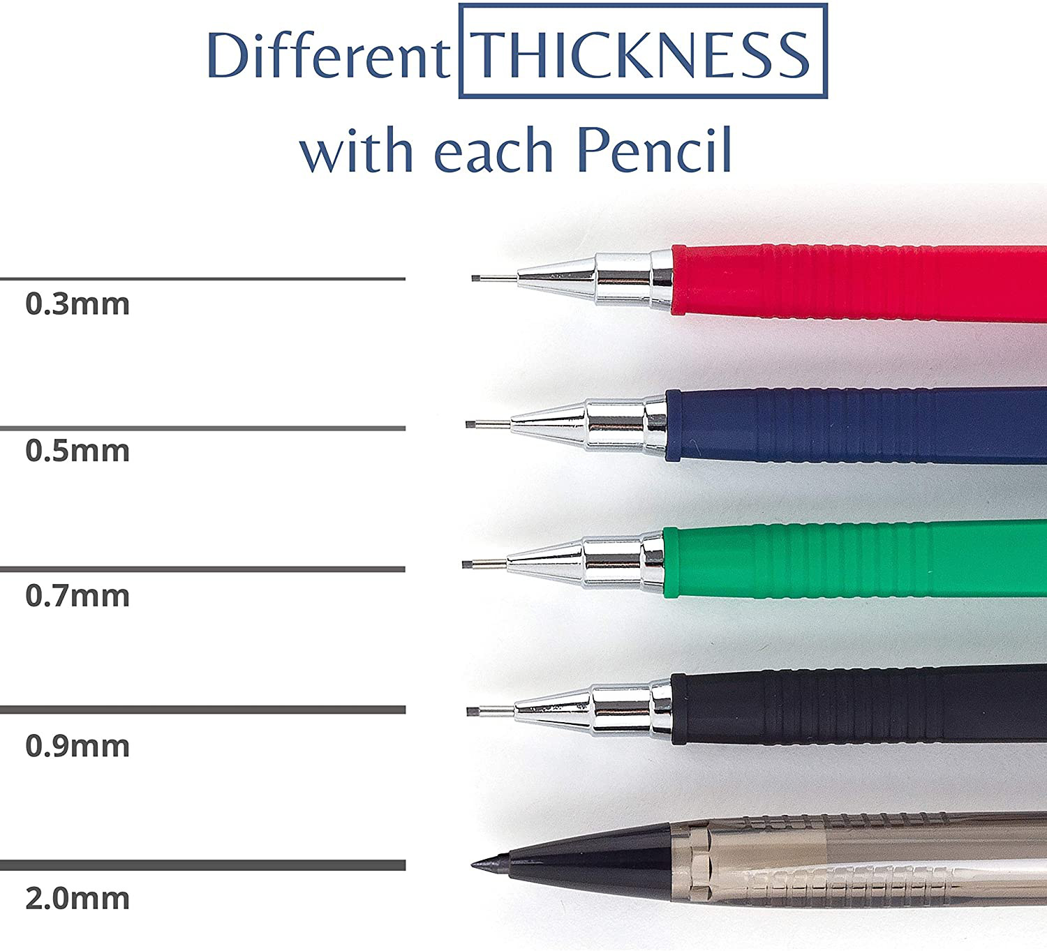 Art Mechanical Pencils Set Metal Drafting Sketching Drawing Pencil Artist Tools