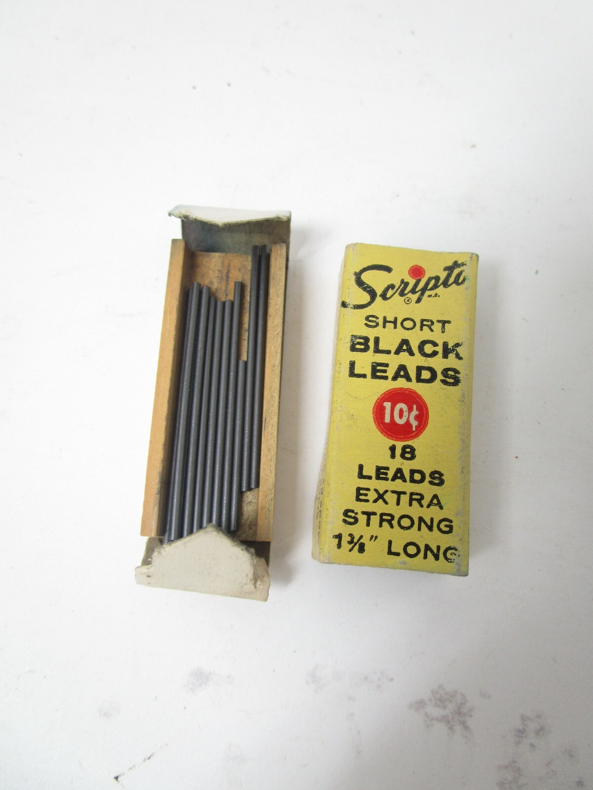 Vintage Short Black Leads Extra Strong 1 3/8″ Long Mechanical Pencil Replacement
