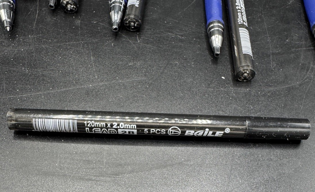 Lot Of 16 Mechanical Baile 520 Automatic Clutch Pencil W Extra Lead Pack