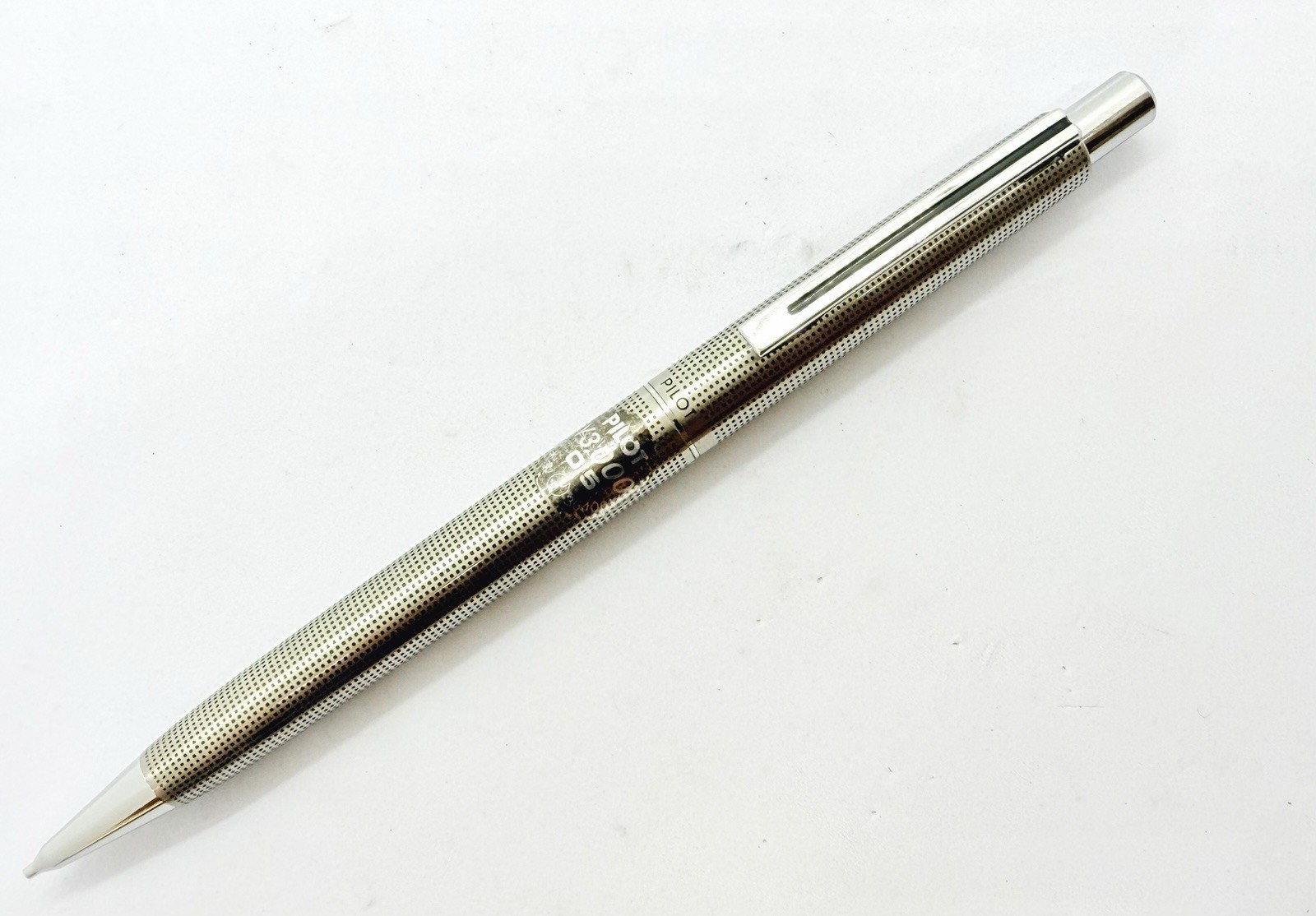 pilot Japan Mechanical Pencil Etched black dots 0.5mm Etching Full Metal