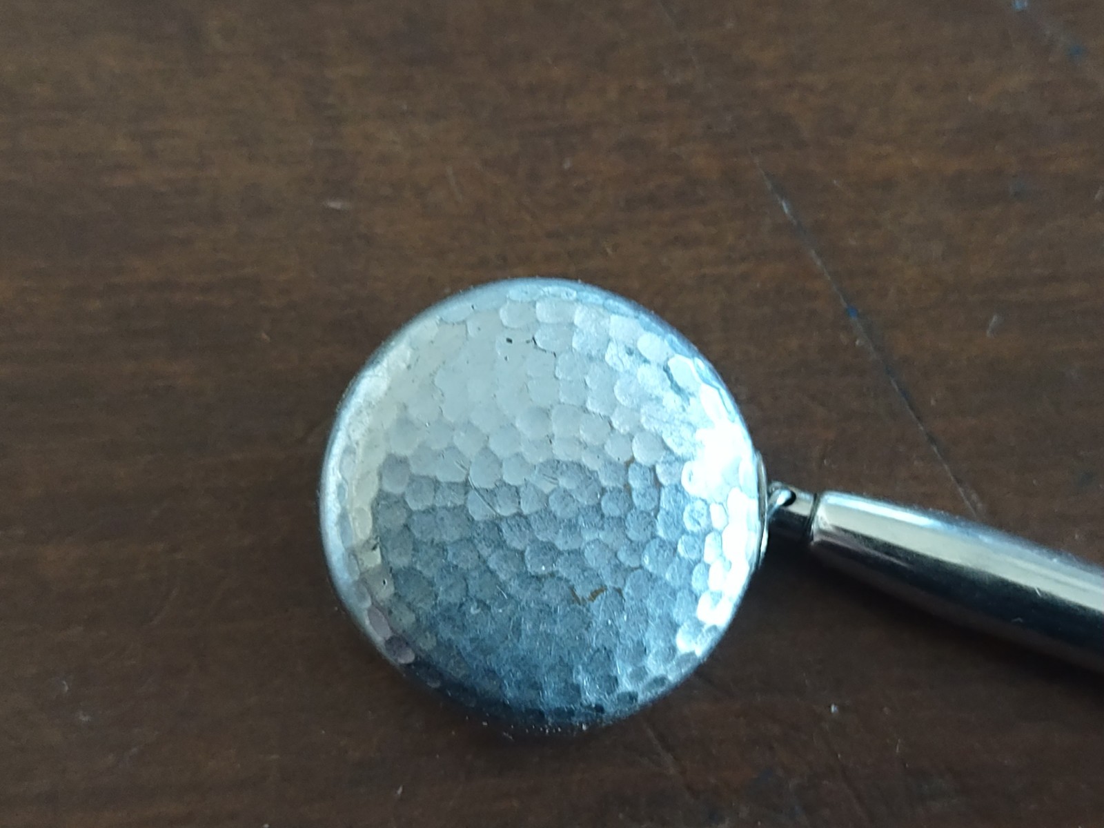 Vintage Ketcham & McDougall Retractable Broach pin Mechanical Pencil Silver tone