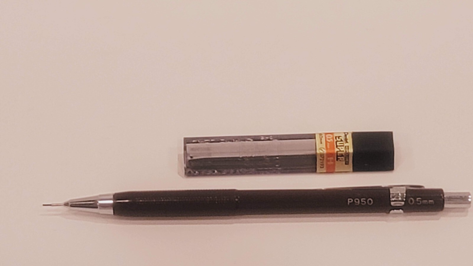 Scripto P950 Collector’s Mechanical Pencil 0.5mm Brown with Box of Lead