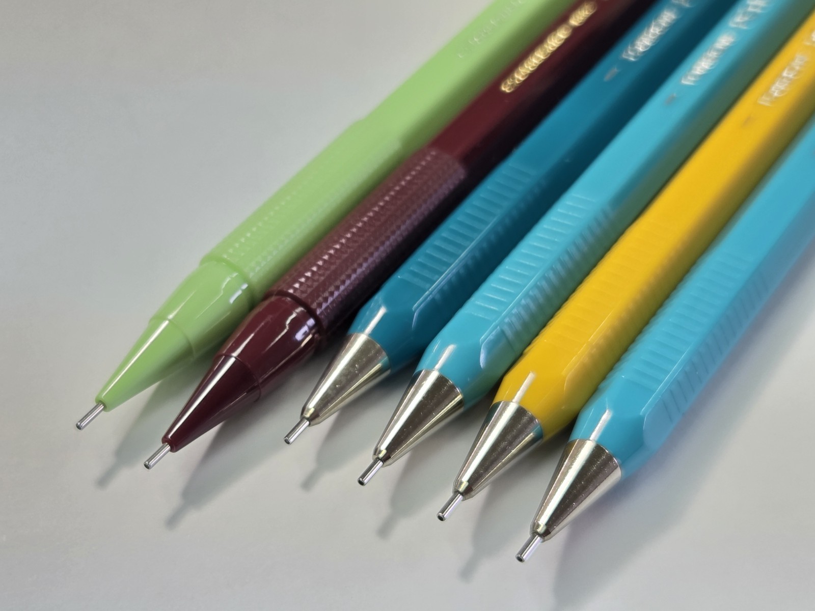 Tombow Pencil Sharp & Mitsubishi Uni Vintage mechanical pencil set of 6