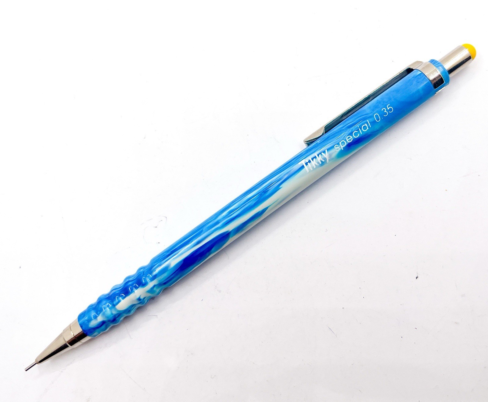 NOS rotring tikky special Mechanical Pencil marble Blue 0.3mm 0.35 Color Cap