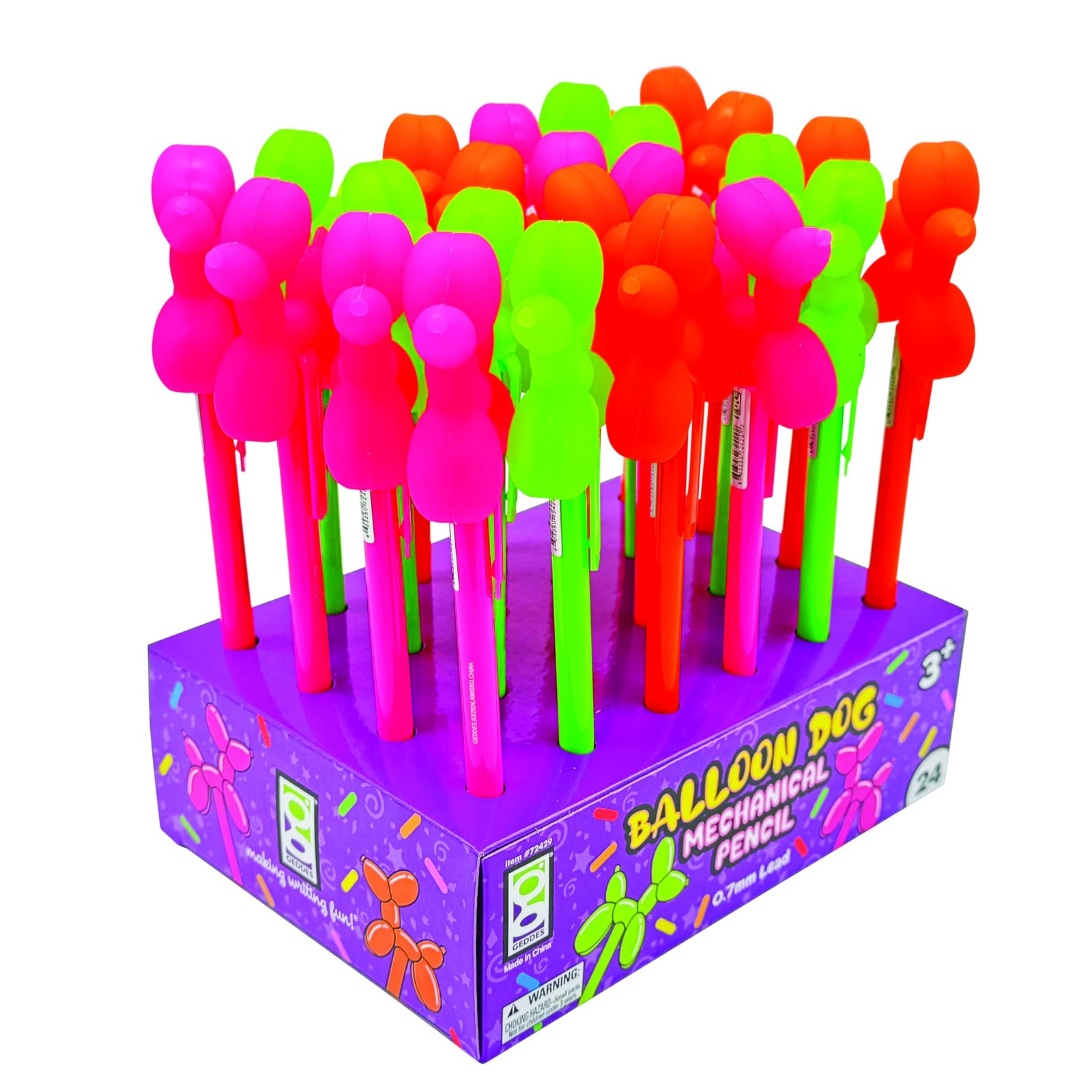 Raymond Balloon Dog Mechanical Pencil – Pack of 24 – Cute and Durable Writing…
