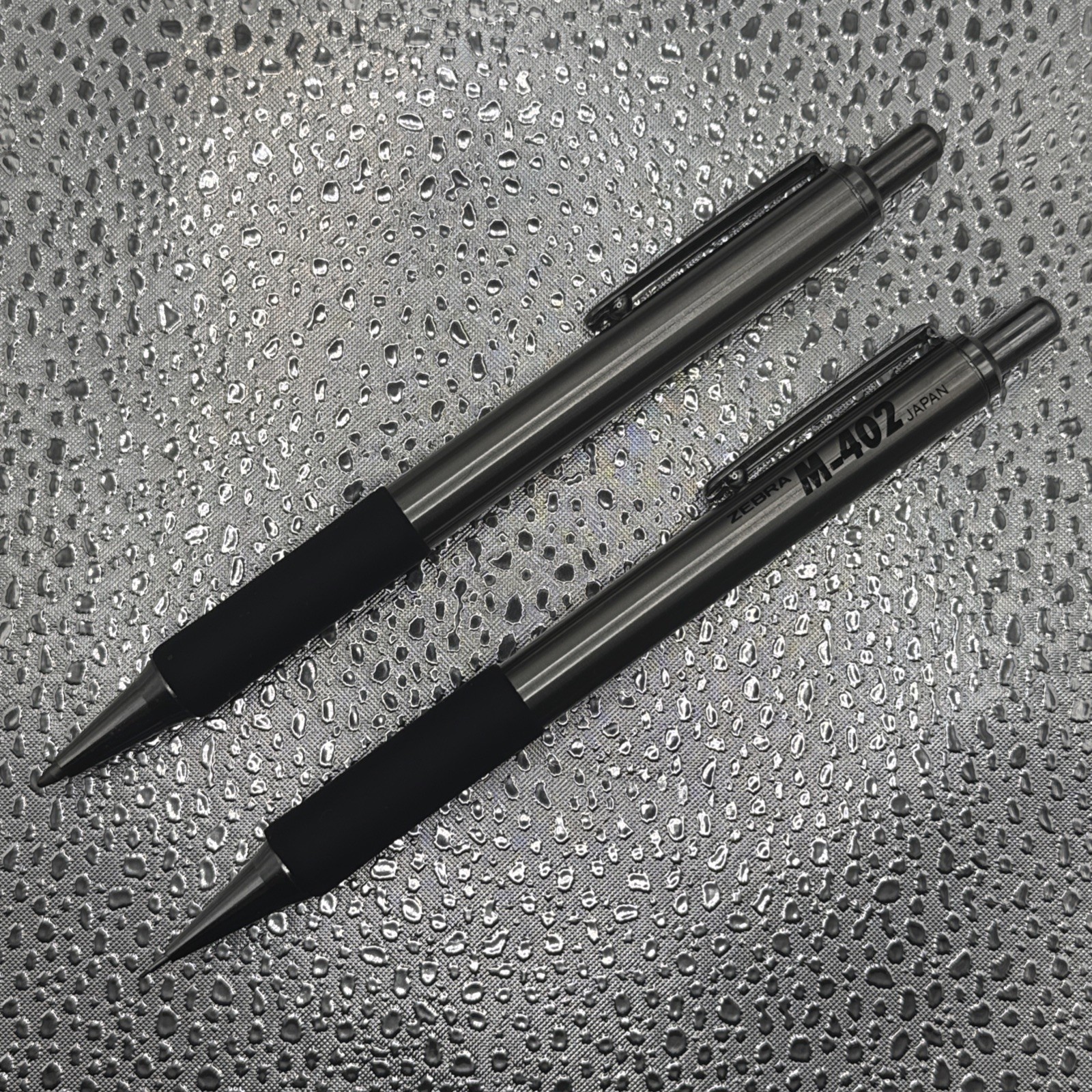 Used Zebra M-402 Mechanical Drafting Pencil 0.5mm And Matching Pen Japan Metal