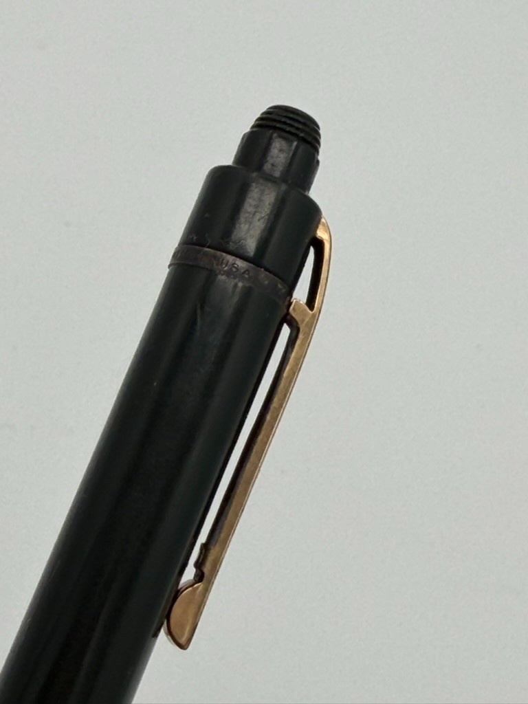 Vintage Eversharp Mechanical Pencil Black Gold Tone USA Art Deco