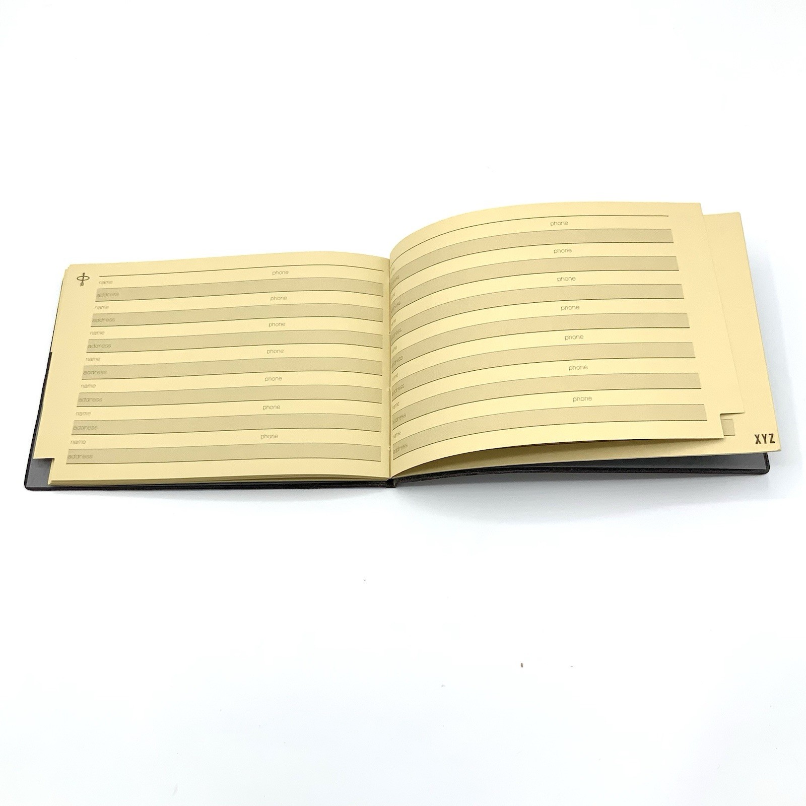 PARKER Arrow Flighter Pencil Chrome Barrel / Gold Trim Button Click Address Book