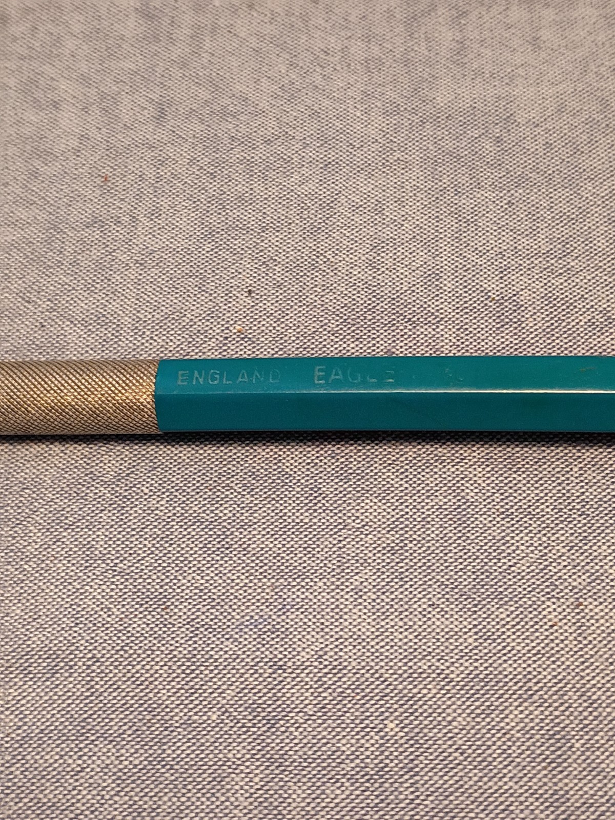 Vintage Eagle Turquoise 10 Mechanical Pencil made in England.-used-