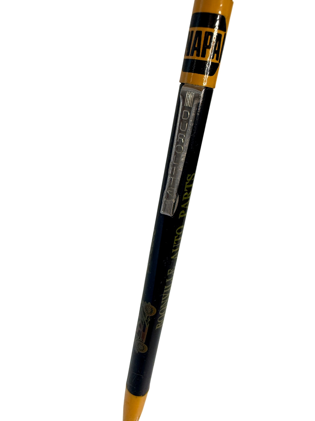 Durolite Vintage Mechanical Pencil Made In USA black yellow NAPA Boonville NY