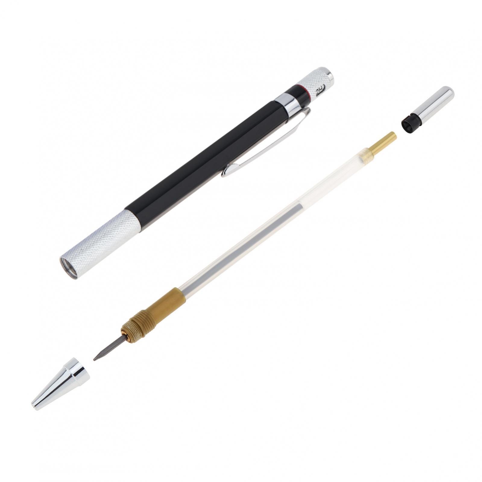 2 mm Mechanical Carpenter Pencil for Carpenter Scriber Woodworking with Refills