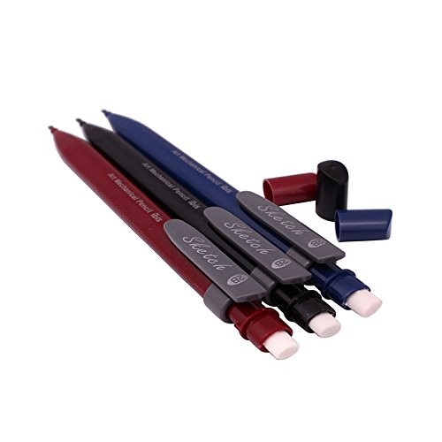 1 PCS 2B 1.8mm Art Mechanical Sketch Pencil Red School Supply Stationary