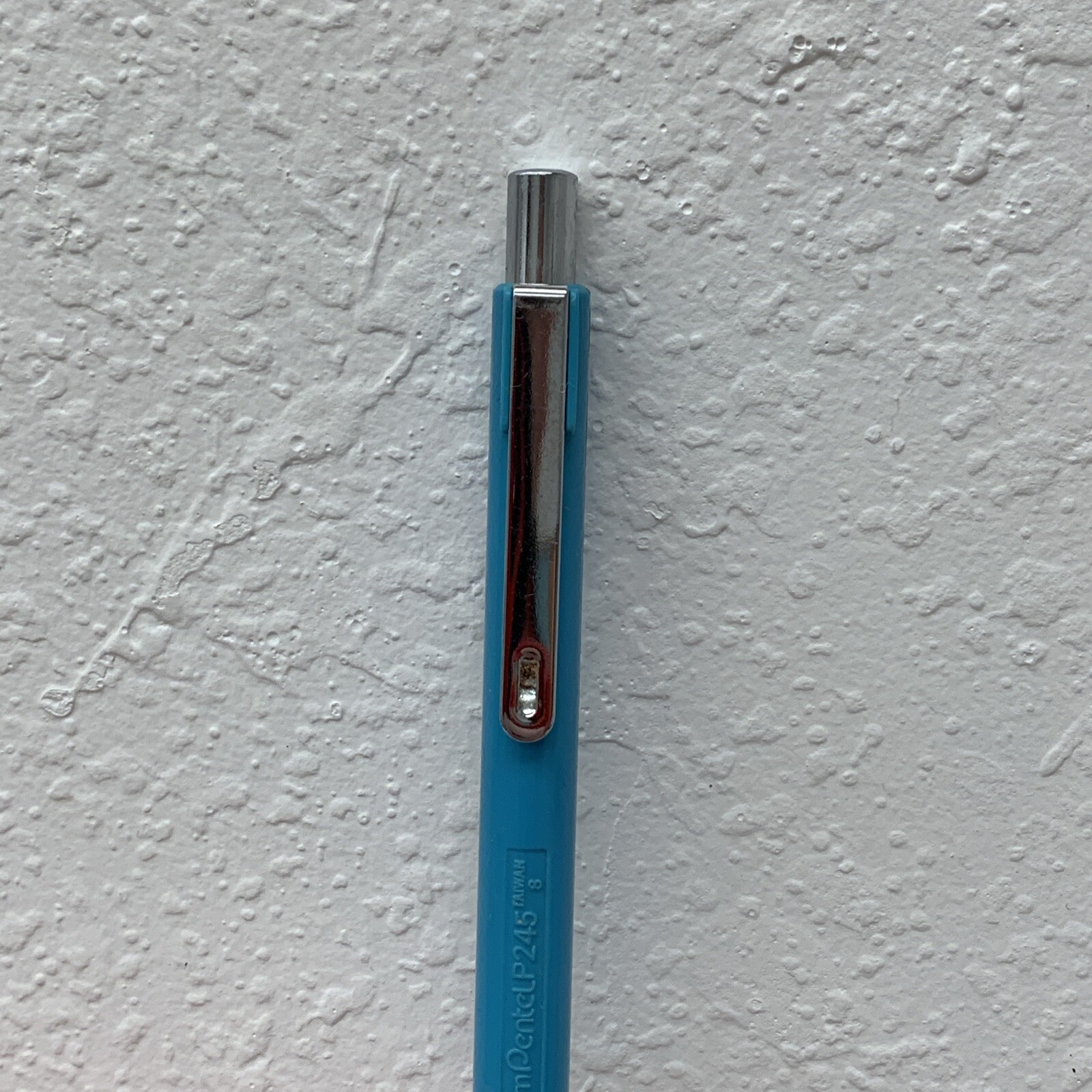 Vintage Pentel P245 Mechanical Pencil 0.5mm Light Blue Barrel RARE