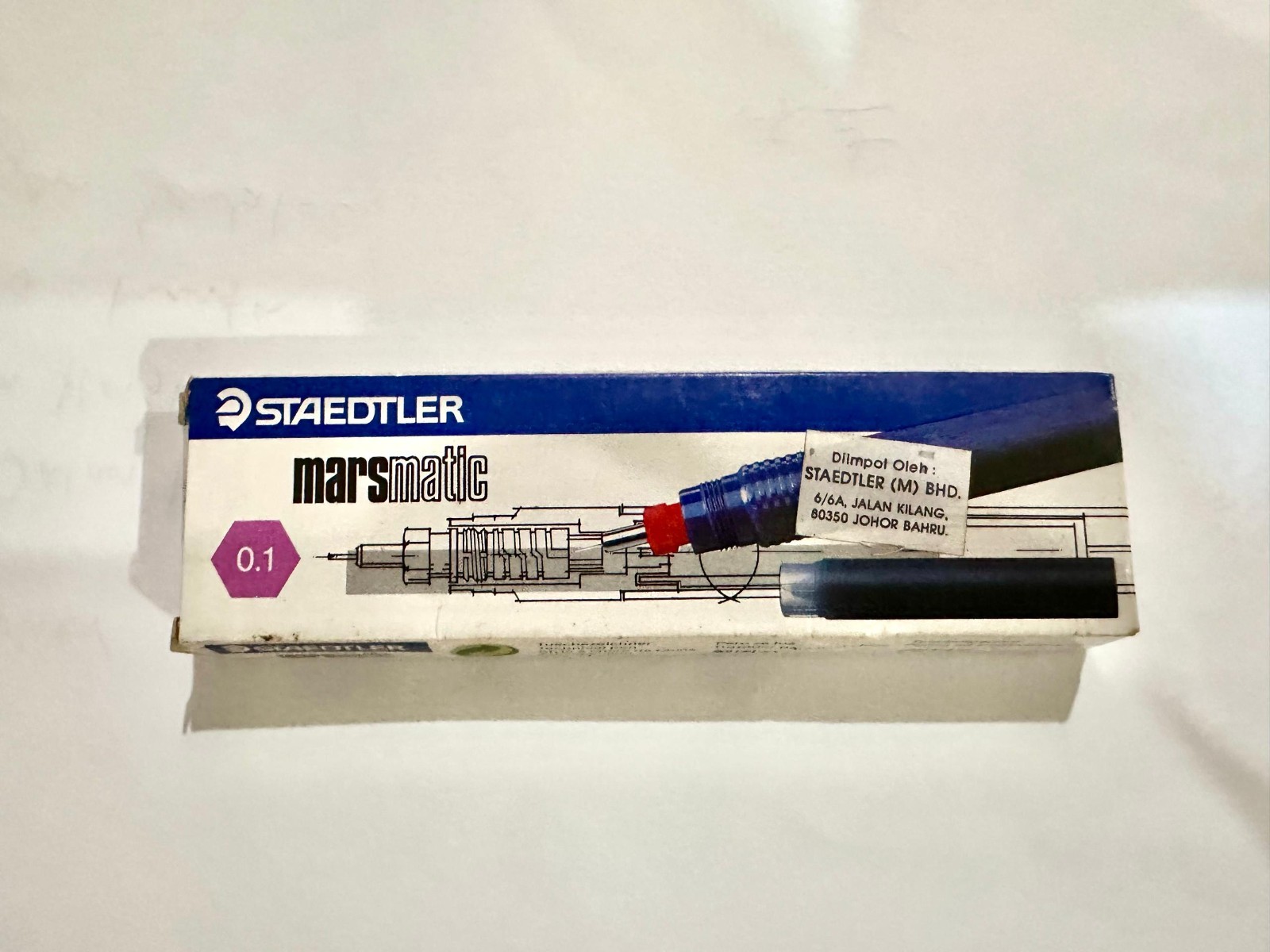 STAEDTLER Marsmatic 700 Technical Pen 0.1mm Vintage Germany w/ Box FREE SHIPPING