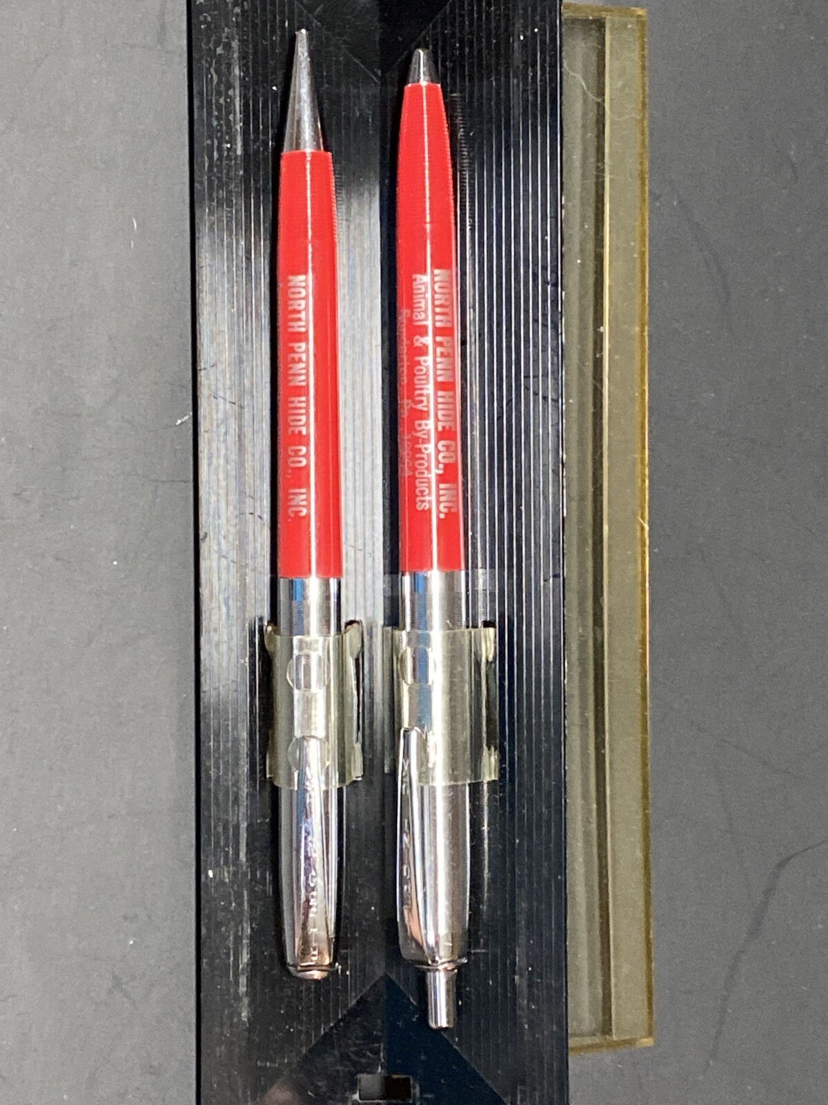 Advertising Pen Pencil Set North Pen Hide Animal Poultry Souderton Pa Ritepoint