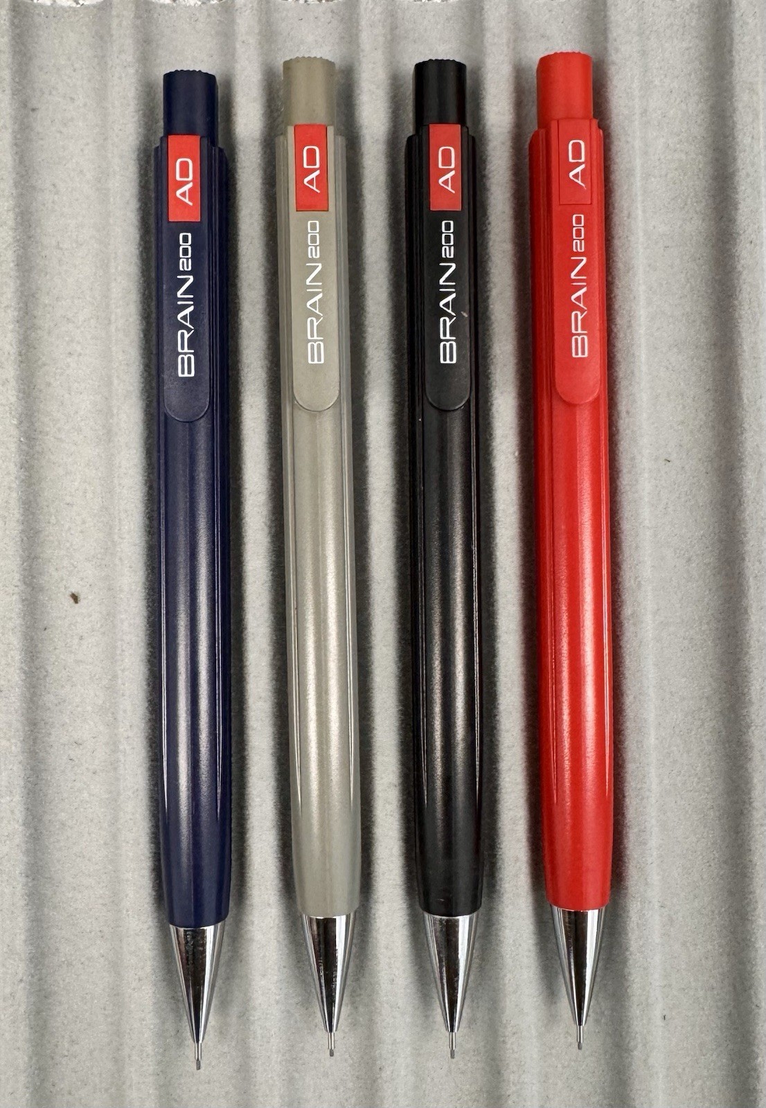 Vintage Mitsubishi Brain Mechanical Pencil Set 0.5 Full Set