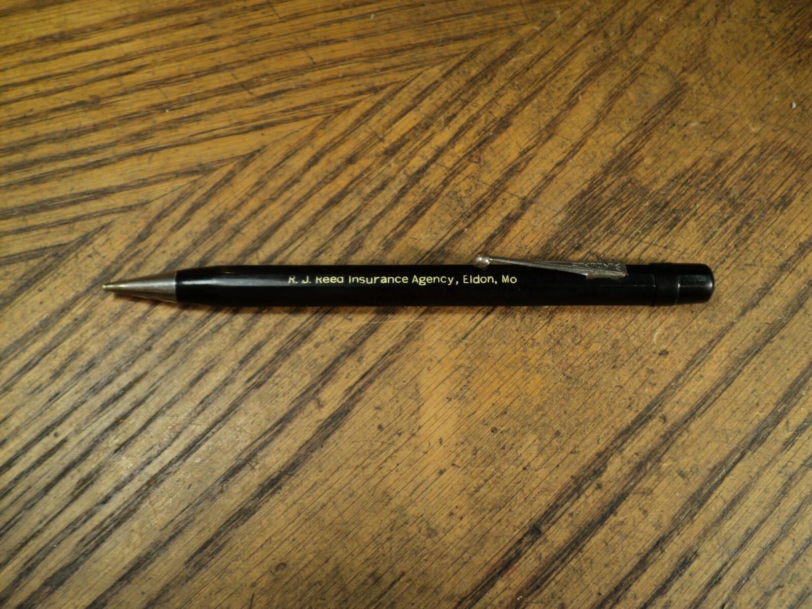 Vintage Wearever Mechanical Pencil R J Reed Insurance Agency Eldon Mo