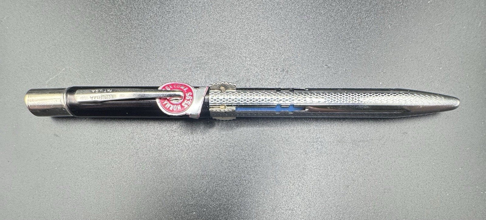 Vintage Norma Multi Color Pen-Pencil Black Enamel /Chrome -Works – Box/Price tag