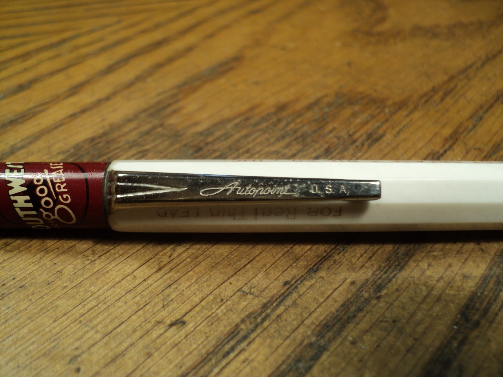 Vintage Autopoint Mechanical Pencil Southwest Grease & Oil Co 5-5/8″ Long USA B