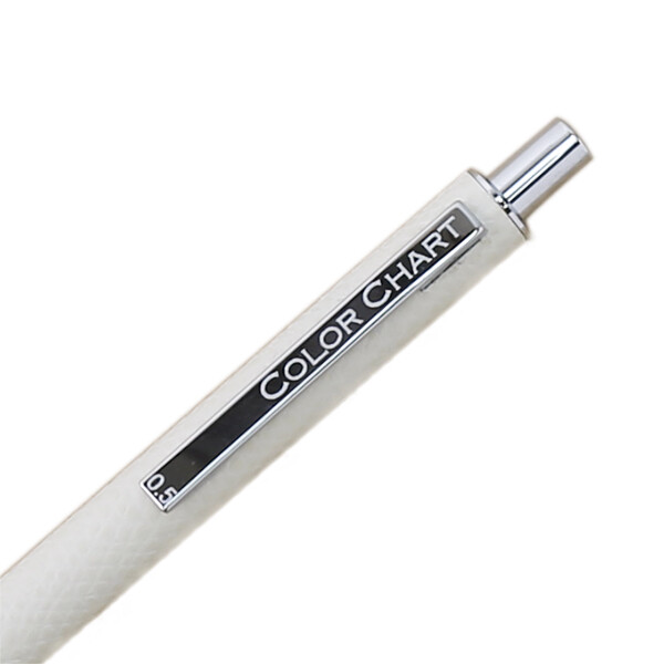 ITOYA Color Chart Leather wrapped Mechanical Pencil Shell White AAG1981 Japan