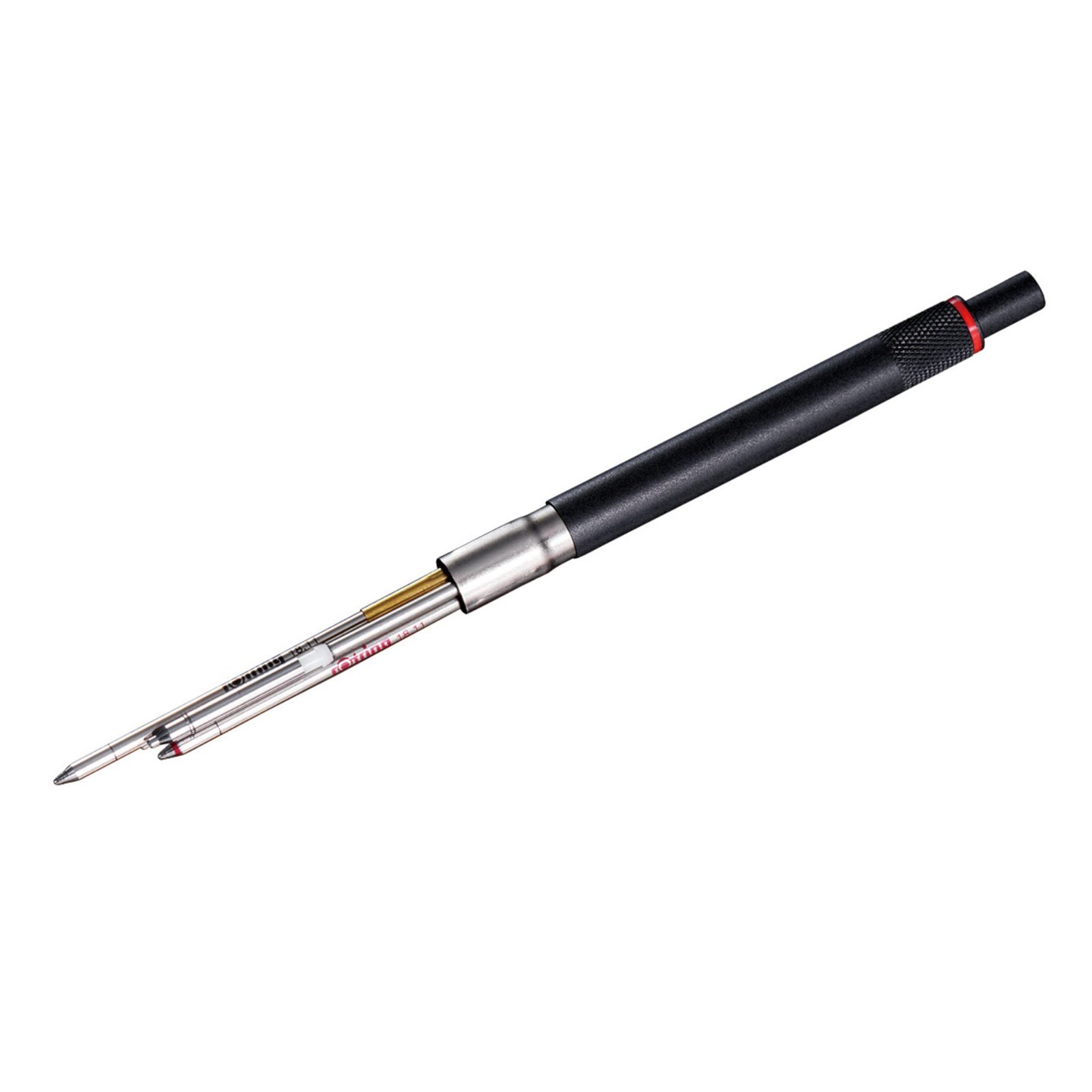 3-in-1 Multicolor Pen & Mechanical Pencil, 2 Ballpoint Tips (Black/Red), 0.5mm P