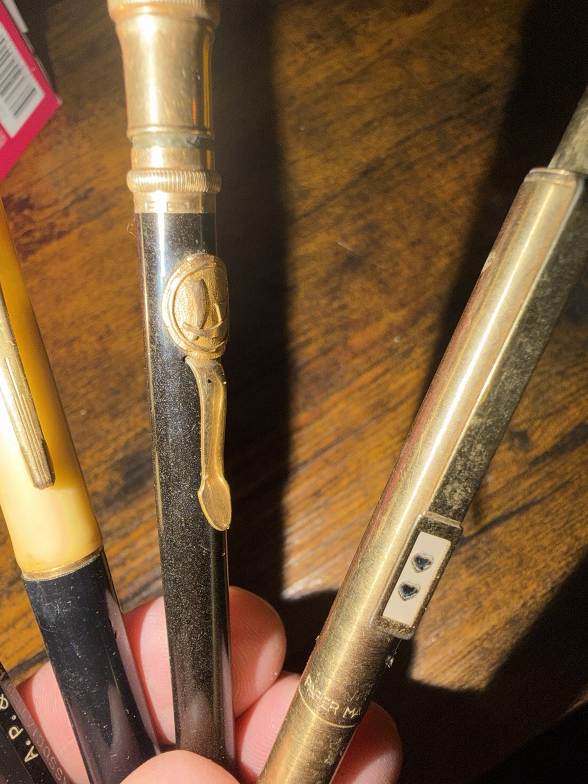 Vintage Mechanical Pencils (3) And One Vintage Paper Mate Pen