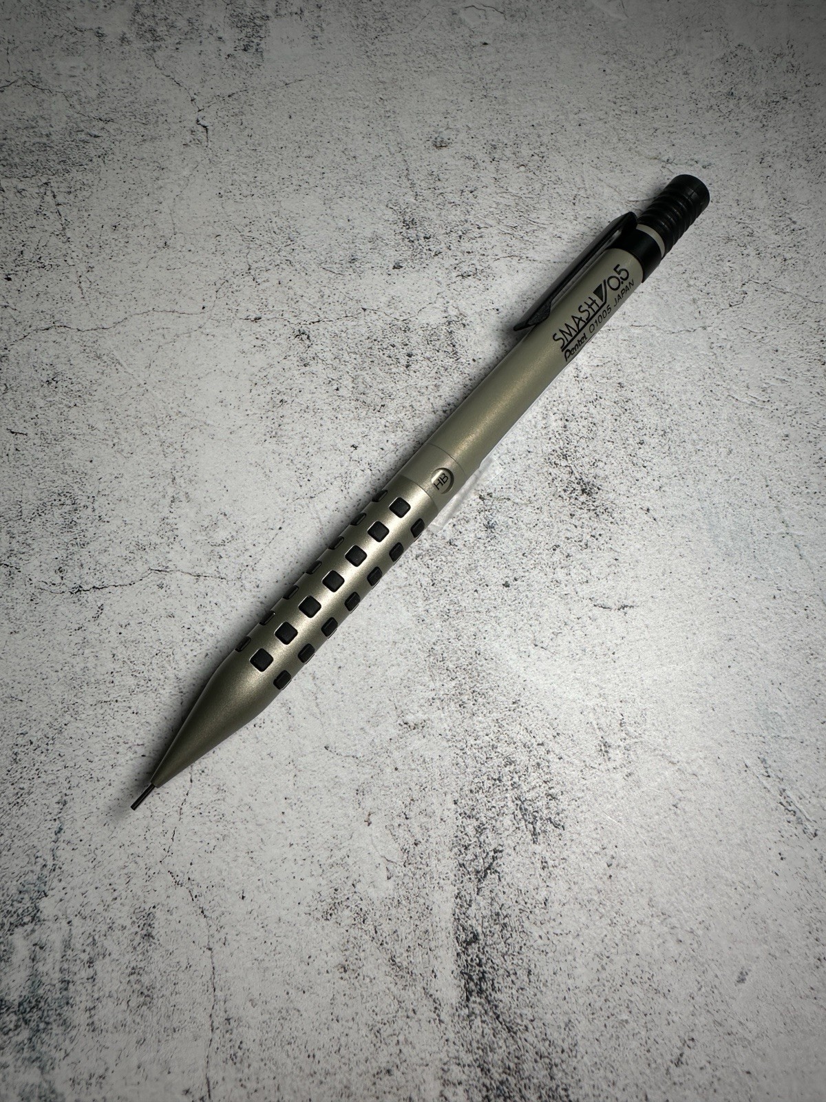 Pentel Smash Mechanical Pencil 0.5mm Gun metal Q1005-GMKS Limited Colors