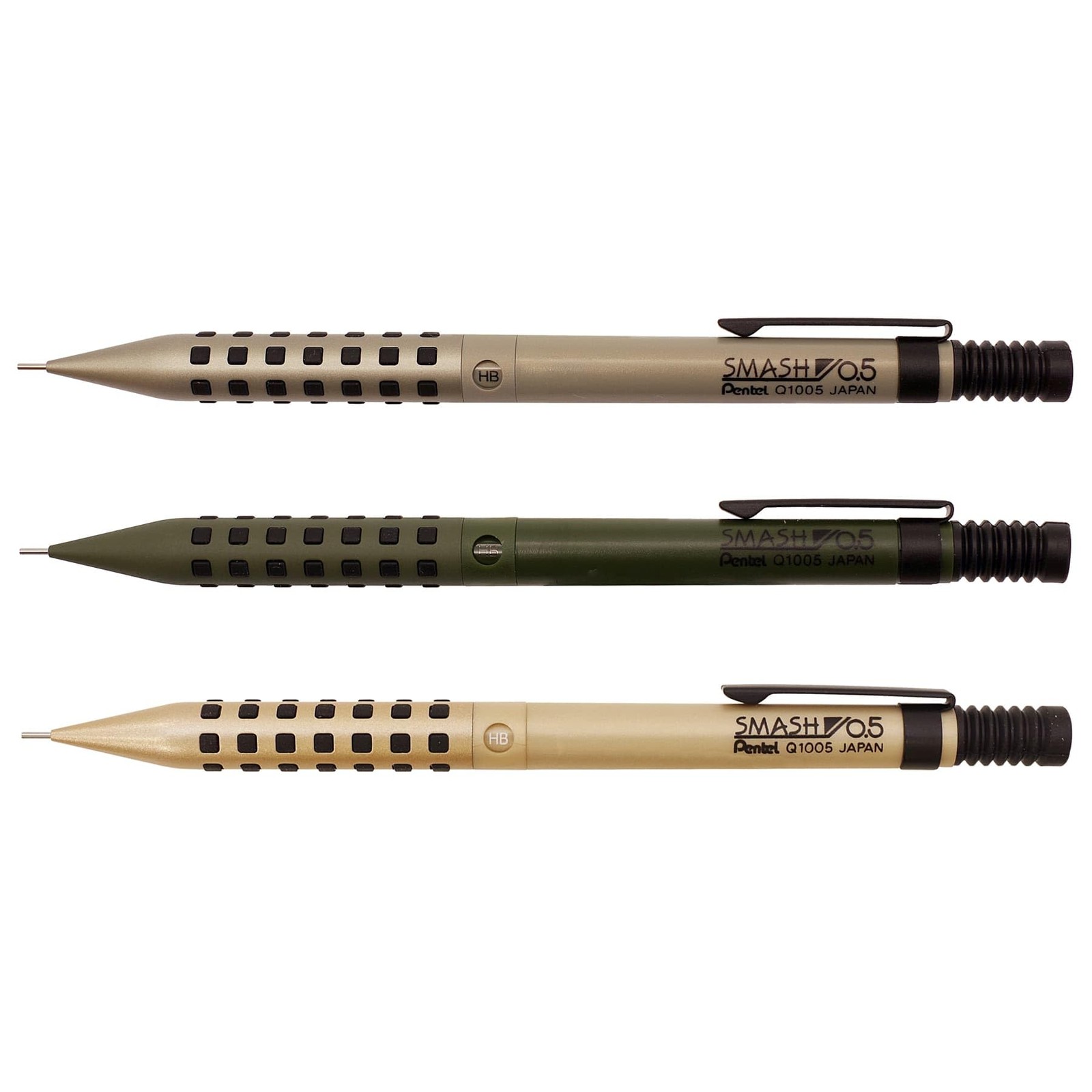Pentel Smash Mechanical Pencil 0.5mm Q1005-XKS Champagne Gold Limited Edition Co