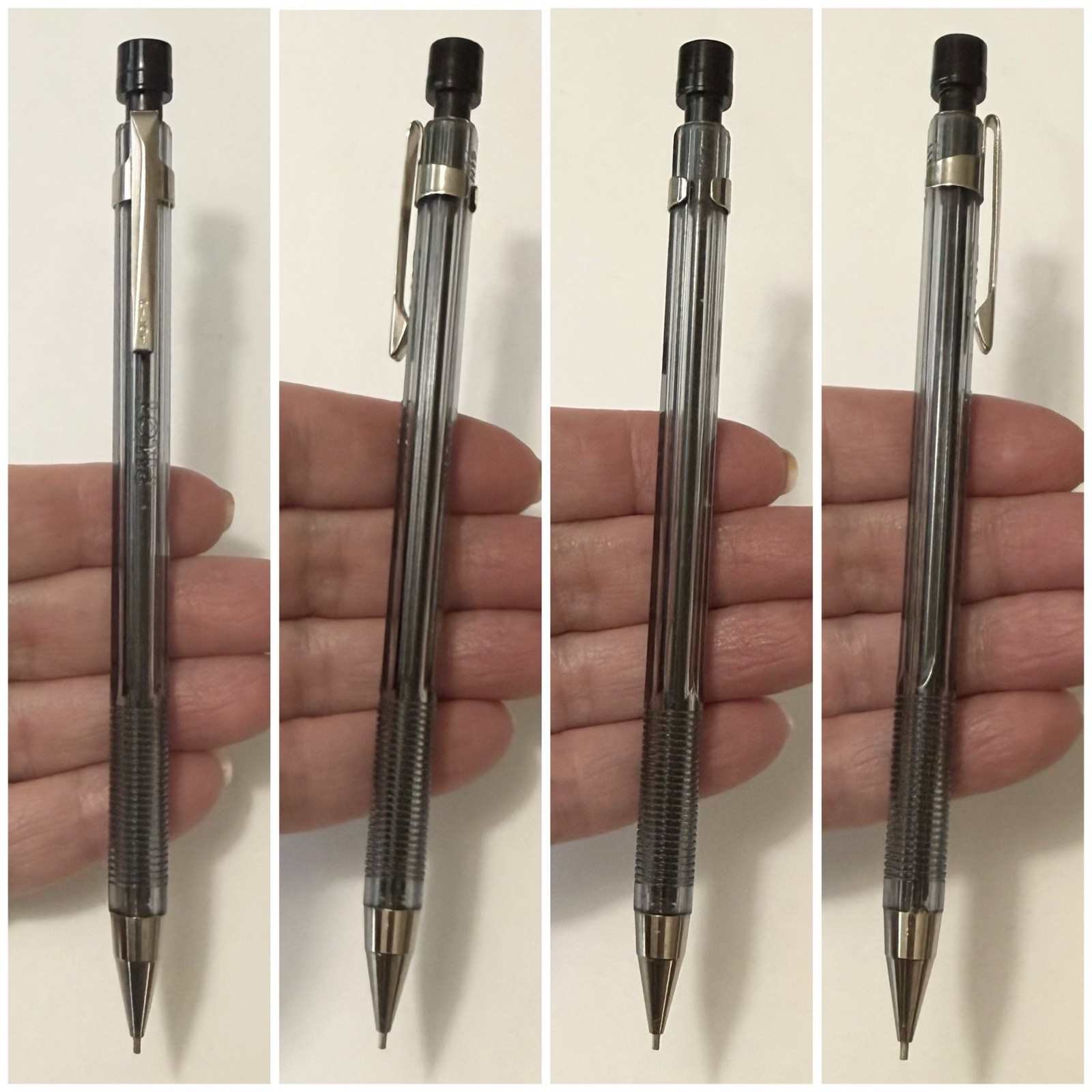 4pc Vintage Mechanical Pencil Lot Parker Pilot Paper Mate Scripto Met Life Promo