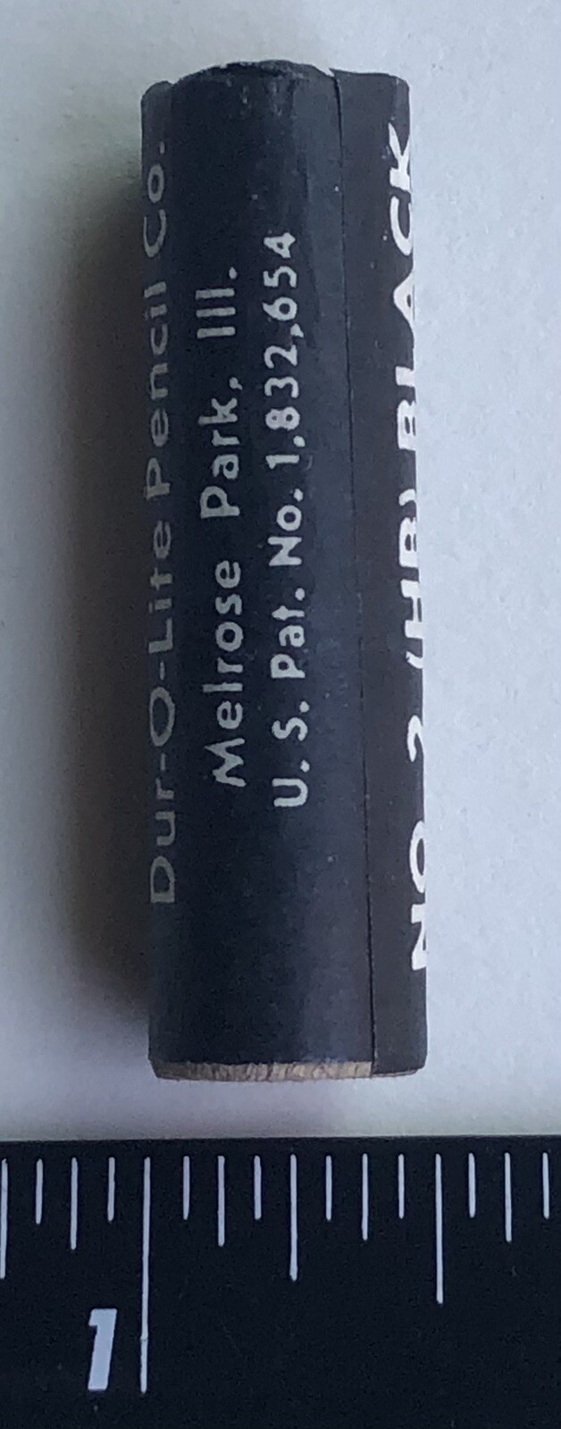 Vintage DUR-O-LITE Mechanical Pencil Lead HB 1.18mm NOS Sealed Wood Tube USA