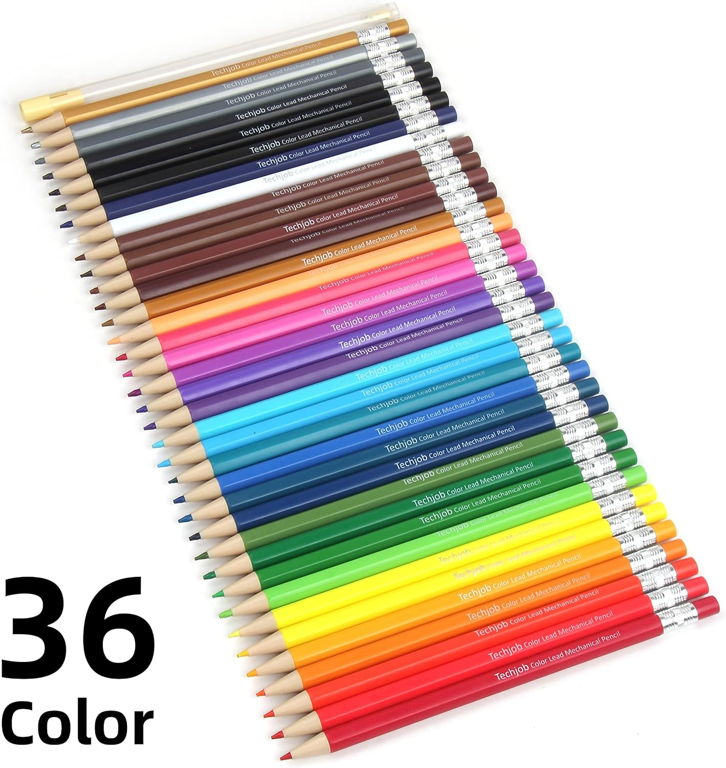 Colored Mechanical Pencil 2.6mm for Coloring and Drawing, Mechanical Colored Pen
