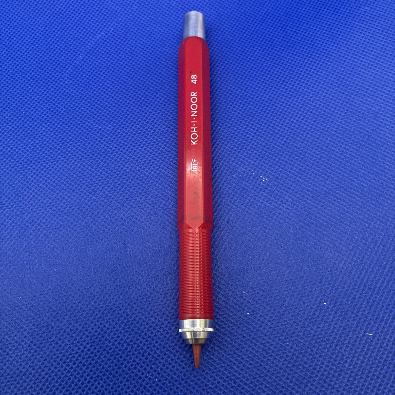 Vintage Koh-I-Noor Mechanical Technical Clutch Pencil #48 Red Jumbo Germany