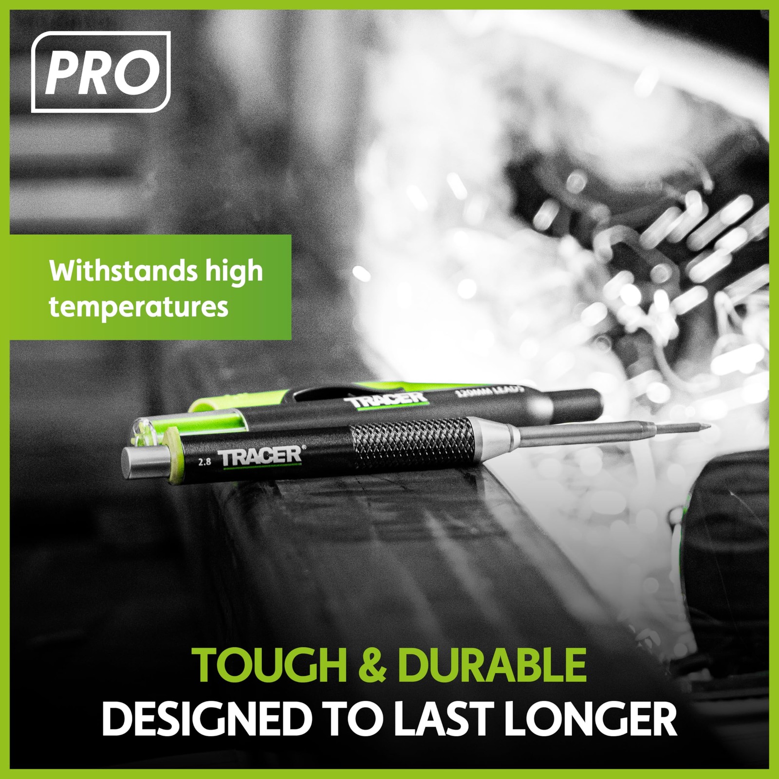 Pro 2.8mm Silver Welders Leads, Heavy Duty Welding Leads for Construction Pen…