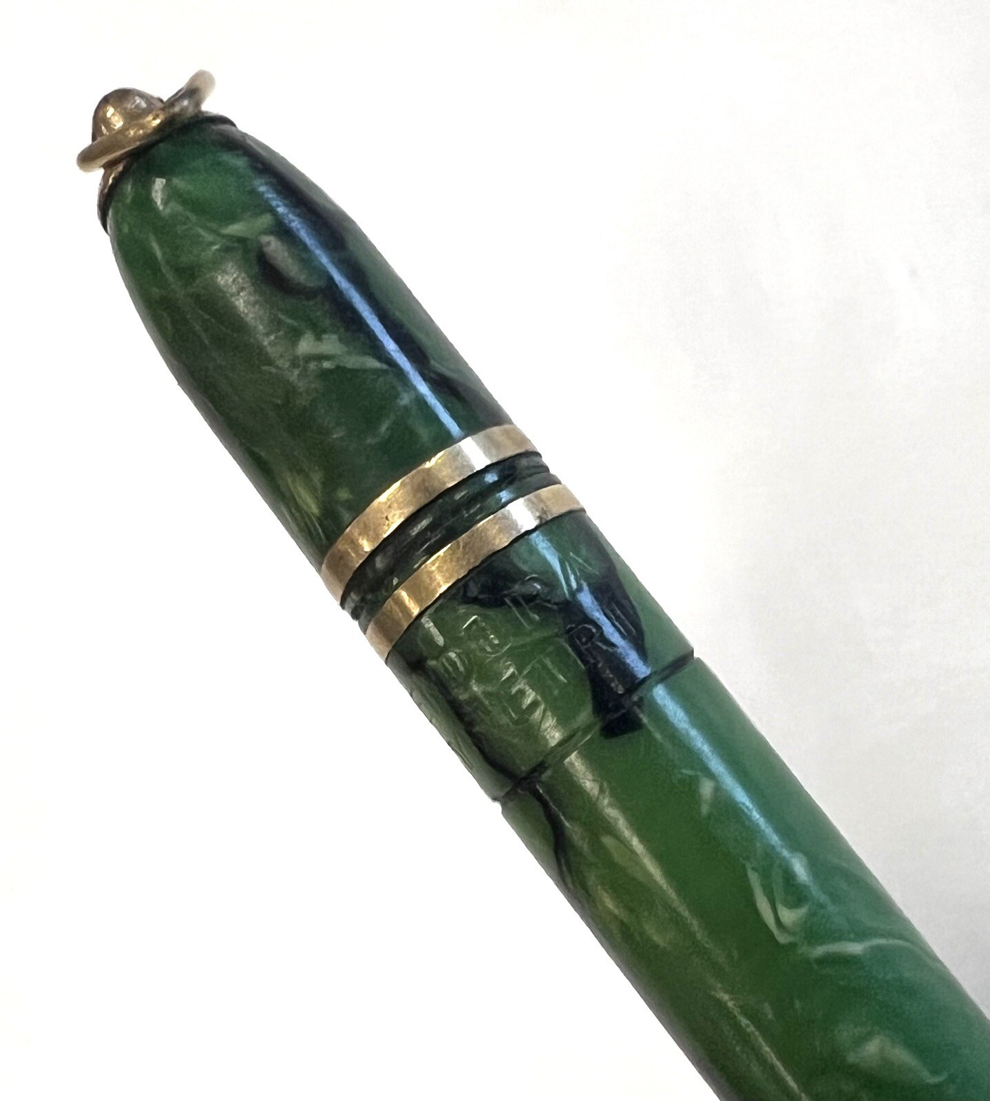 Conklin Endura Symetrik Mechanical Pencil Marbled Green Vintage And Rare