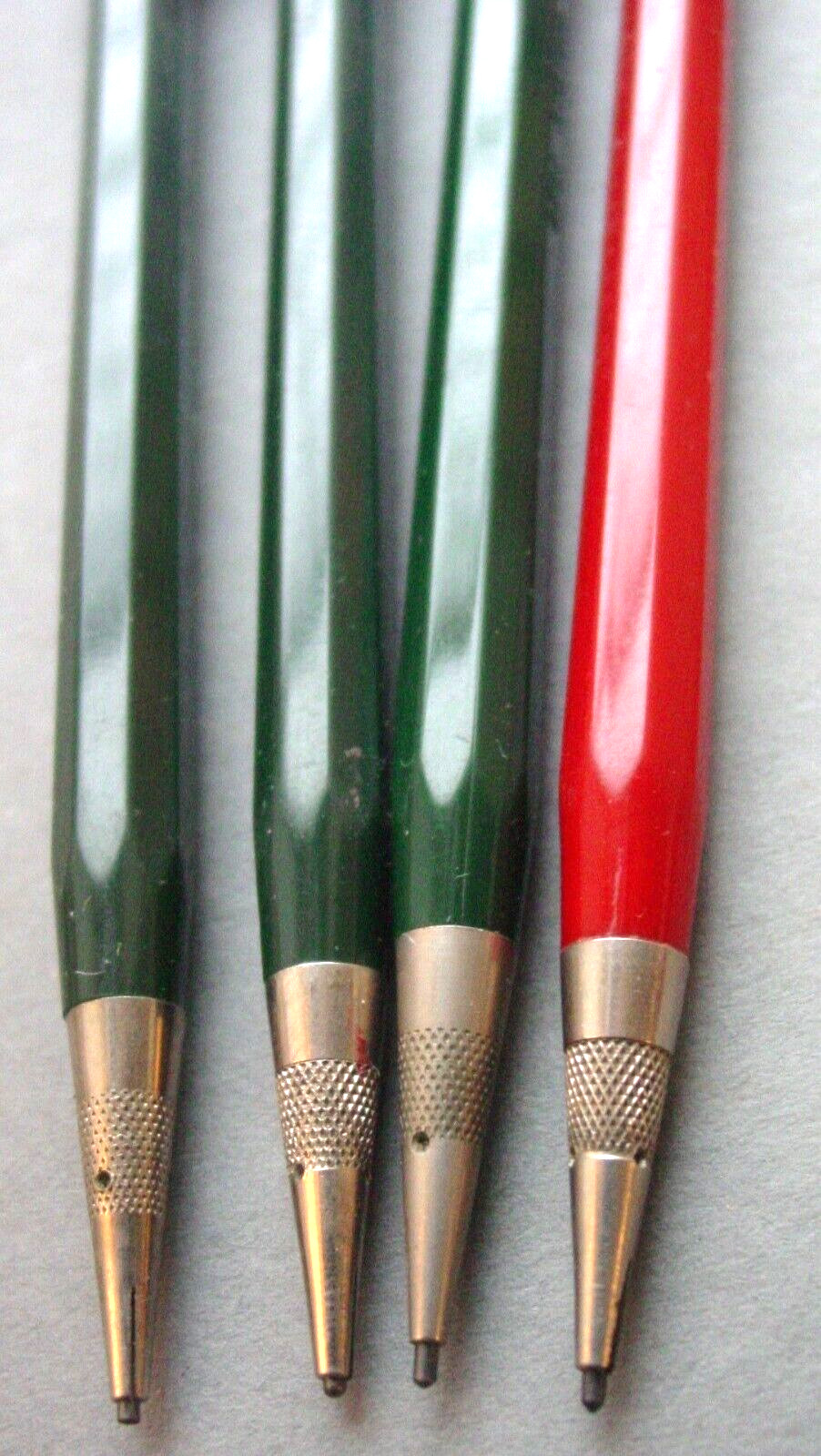 4 Vintage Bell Systems Autopoint Phone Dialer Mechanical Pencils Mixed Lot USA