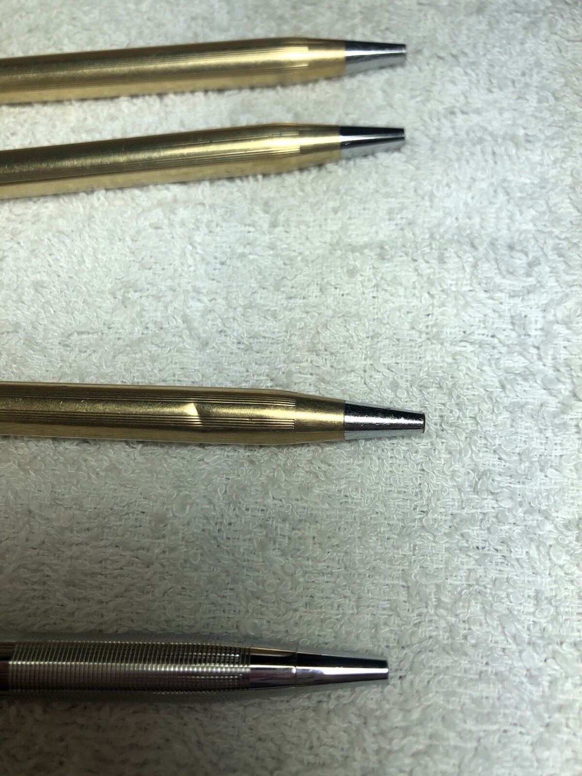 Vintage – Lot Of 5- Cross Pens & Mechanical Pencils – See Description 10kt 12kt