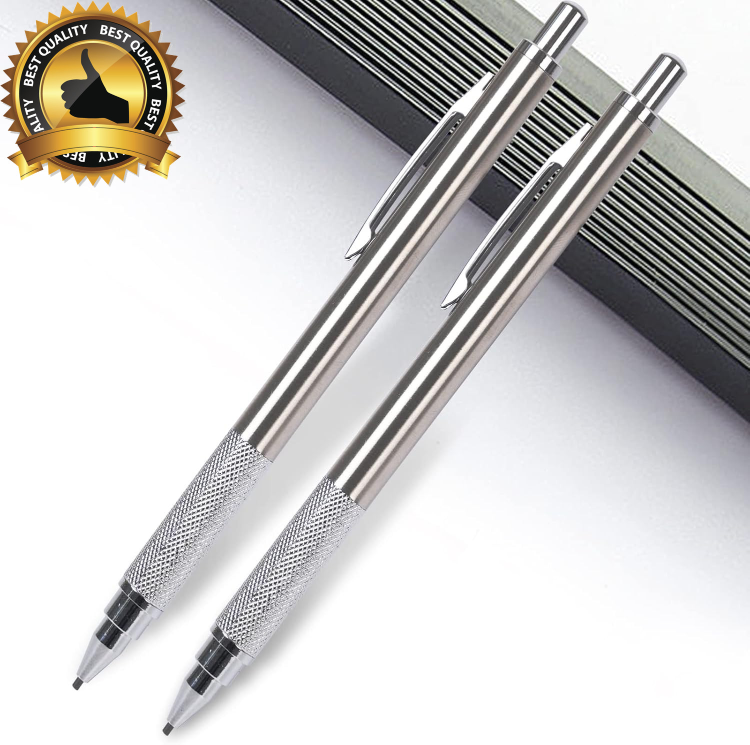 1.3 Mm Mechanical Pencil Set with 4 Tubes Lead Refills,2 Eraser,1.3Mm Mechanical