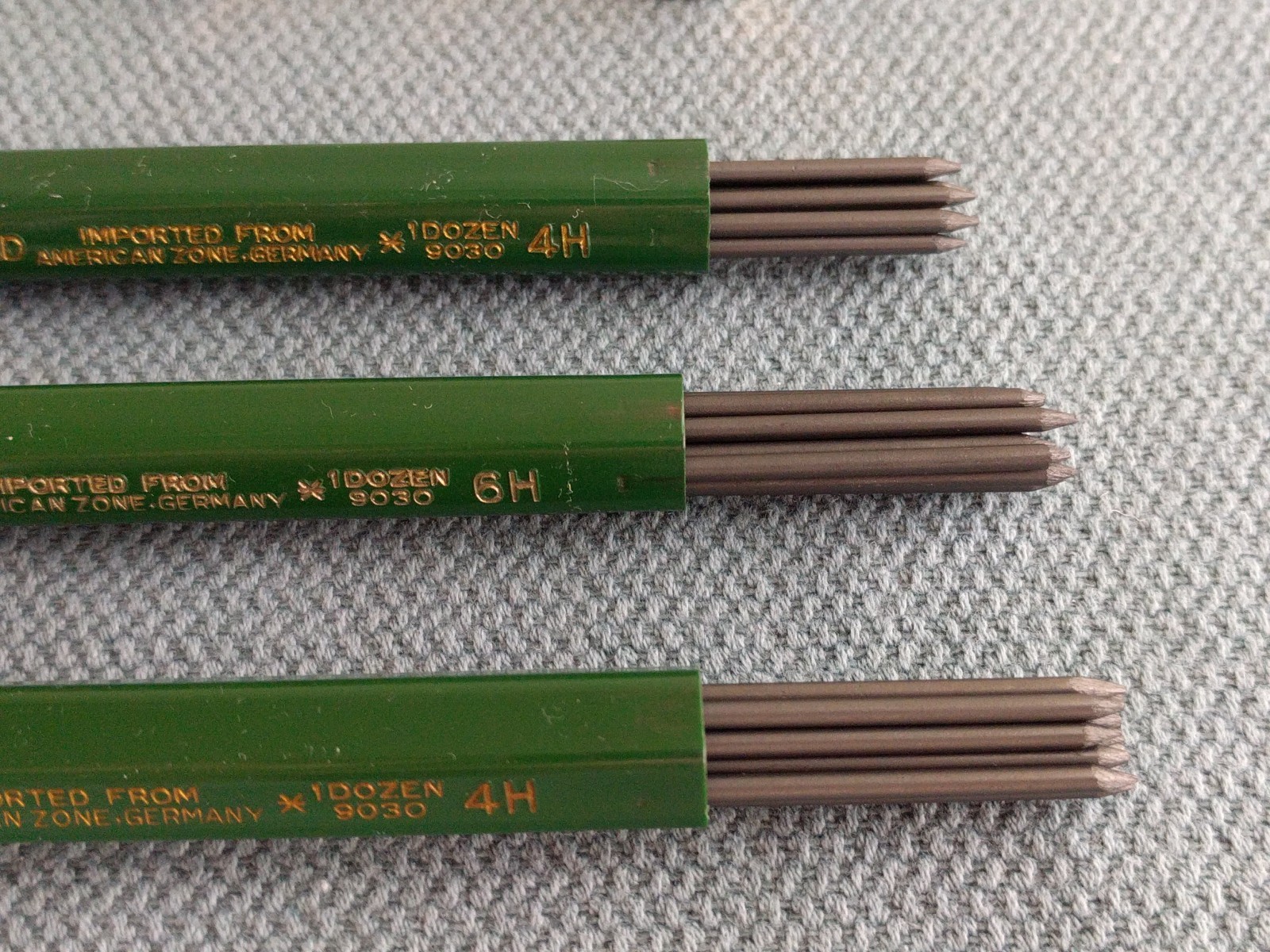 Vintage A.W. FABER Castell Locktite Lead Holders & Refill Lead 9030 Lot