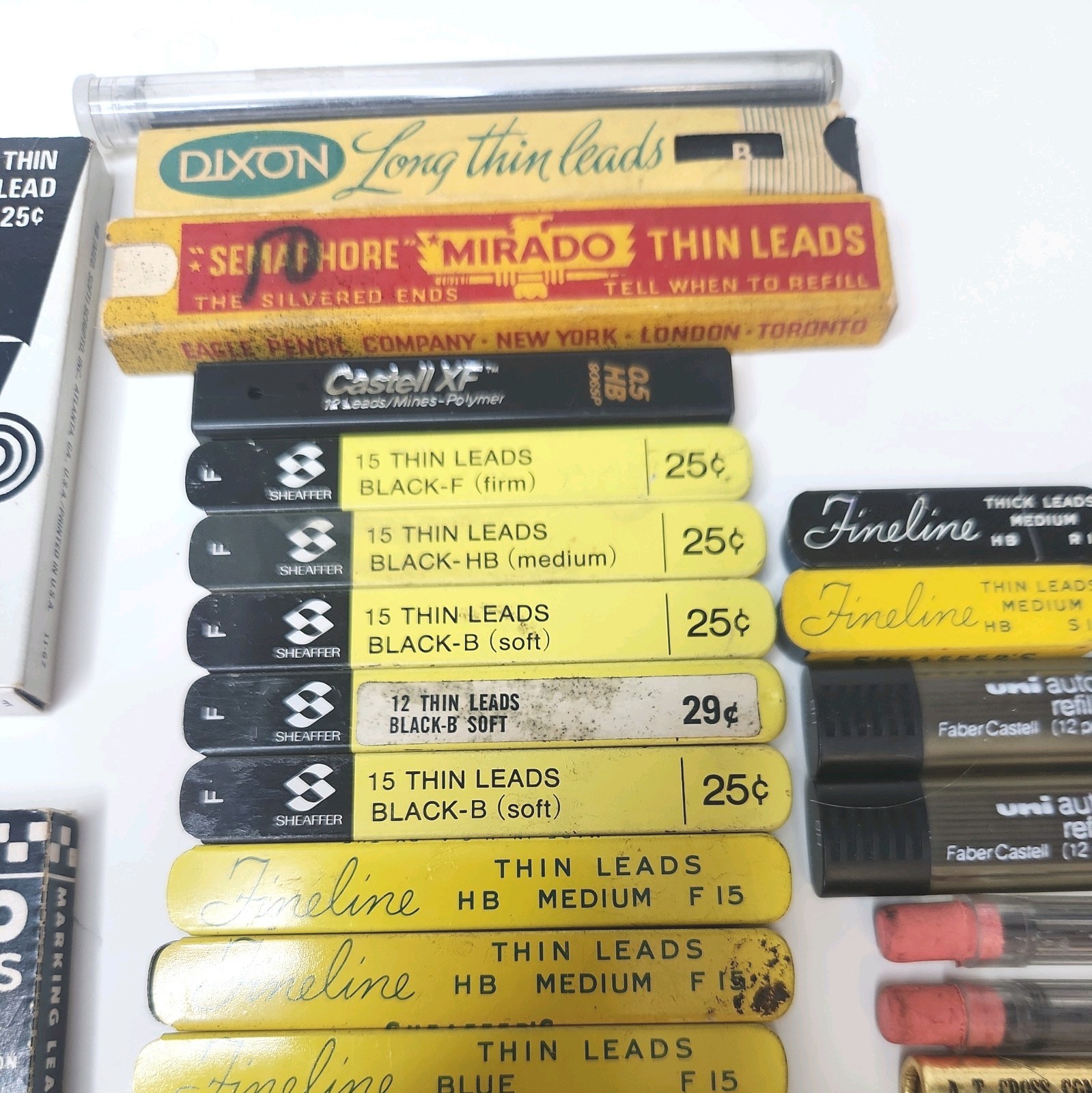 LARGE LOT VINTAGE PENCIL LEAD MECHANICAL