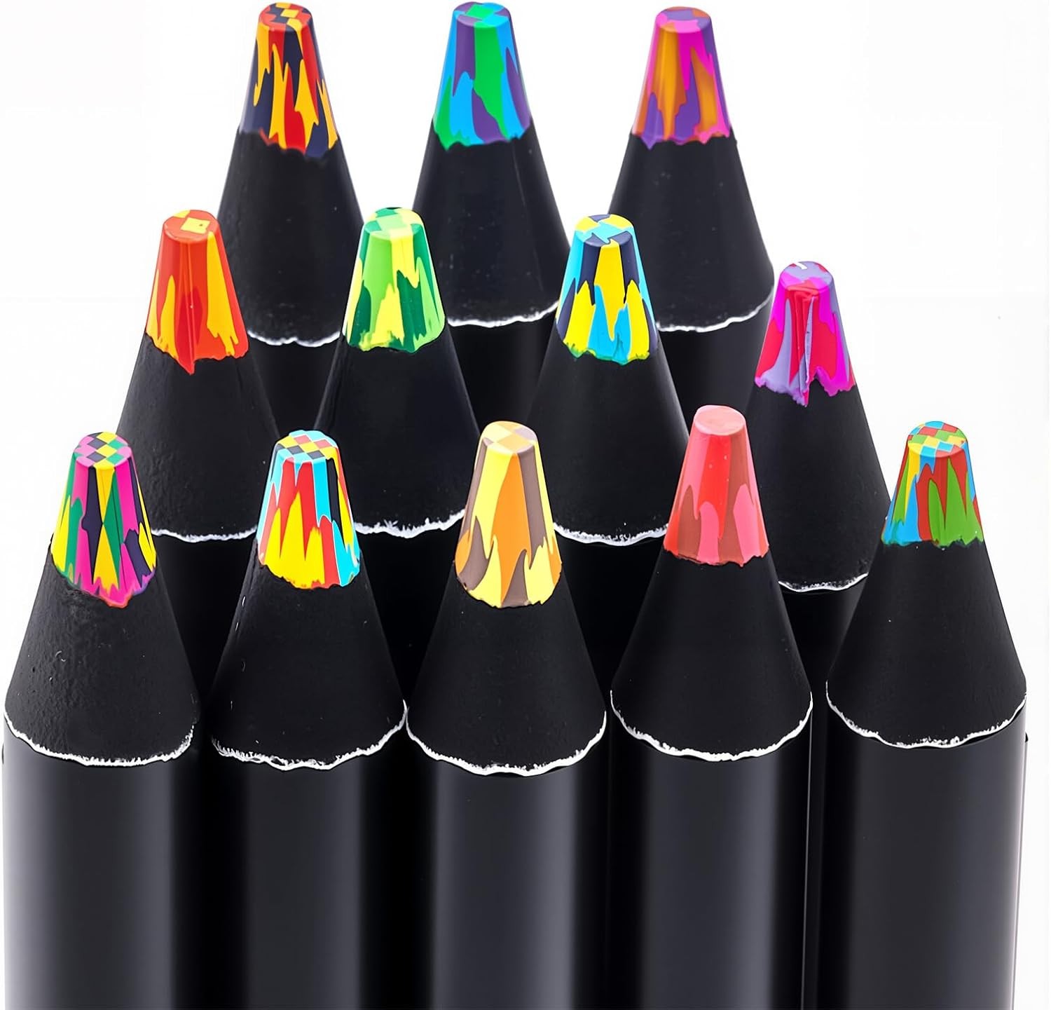 Stocking Stuffers,12 Rainbow Colored Pencils,Art Supplies for Multicolor